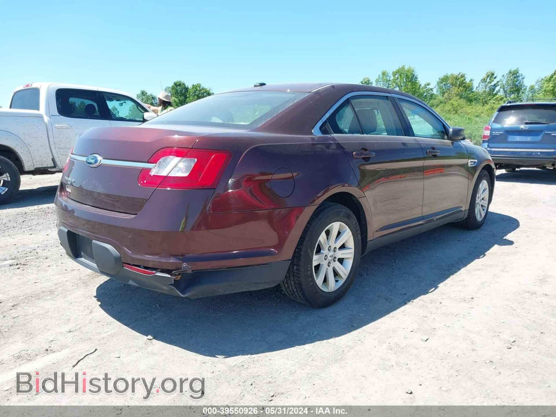2012 FORD TAURUS - VIN: 1FAHP2DW9CG105355 - Photo 4