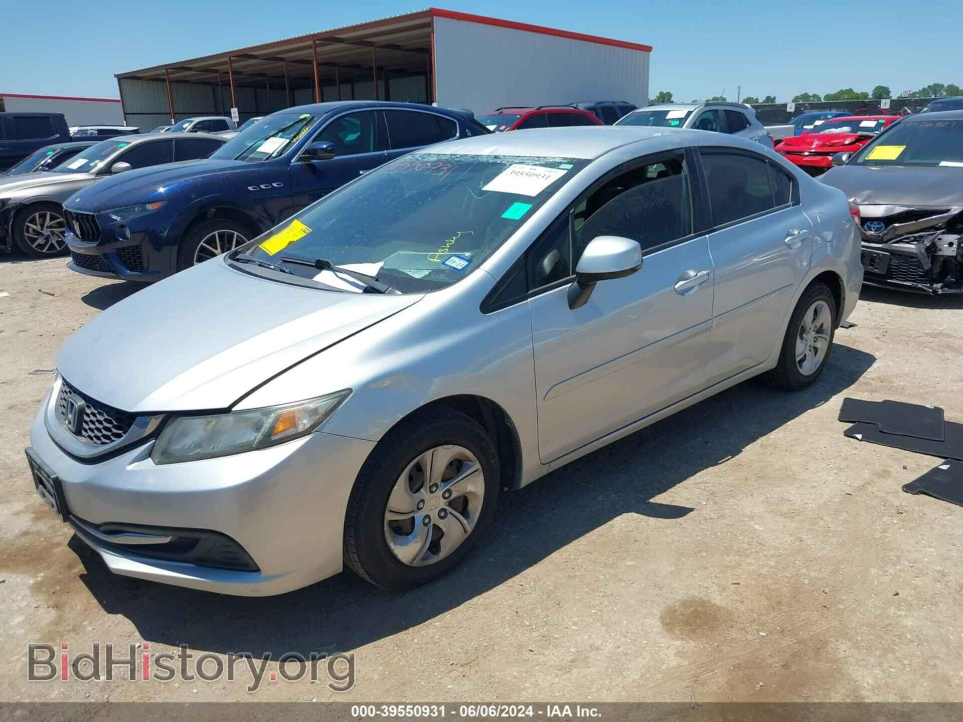 2013 HONDA CIVIC - VIN: 2HGFB2F59DH577244 - Фото 2