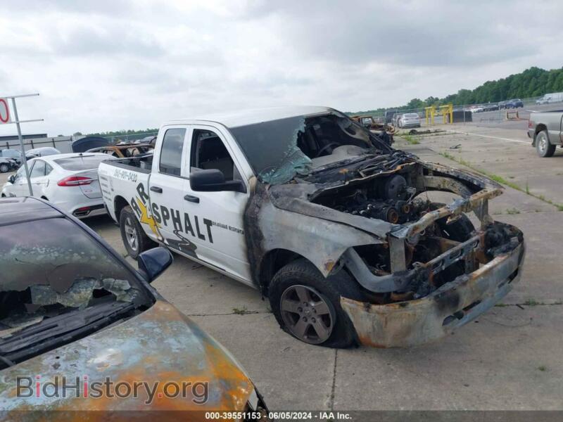 2012 RAM 1500 ST (VIN 1C6RD7FPXCS291258) — photo 1 of 12, IAAI, damage: engine damage