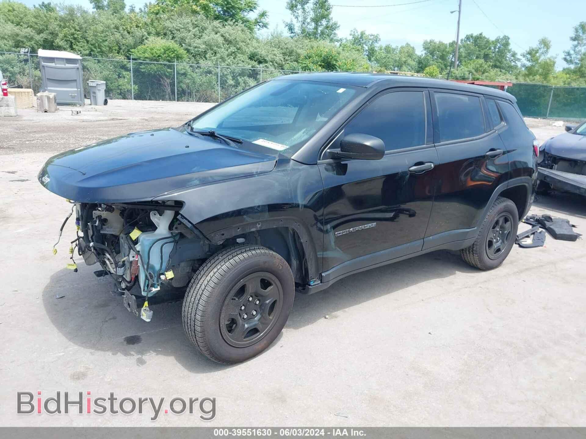 2018 JEEP COMPASS - VIN: 3C4NJDAB0JT434952 - Фото 2