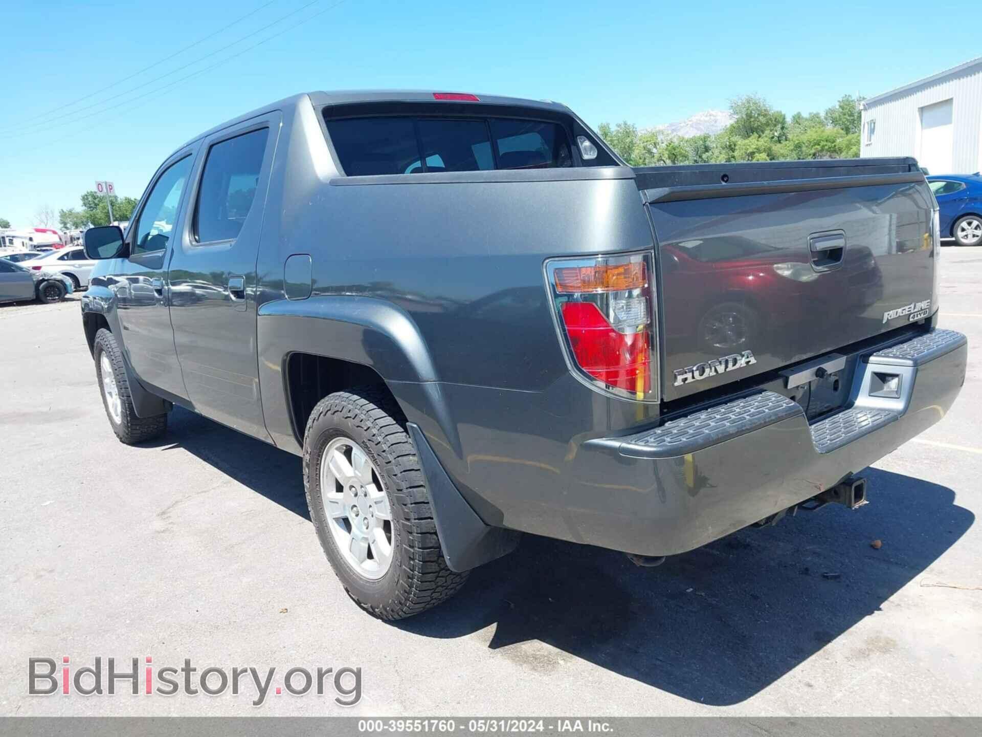 2008 HONDA RIDGELINE - VIN: 2HJYK16568H510345 - Фото 3