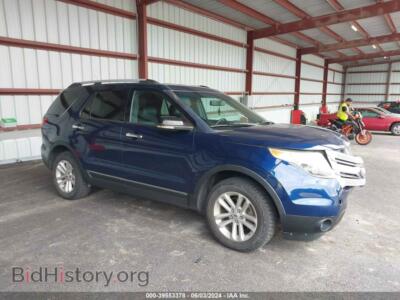 2012 Ford EXPLORER XLT, blue — VIN 1FMHK8D8XCGA47653, IAAI