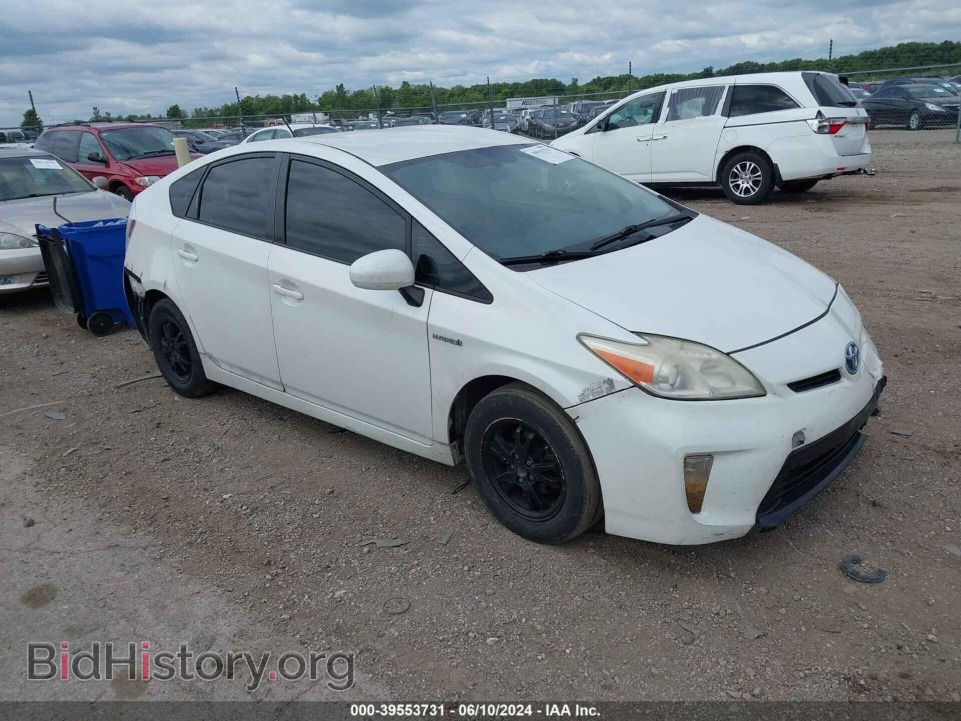 Фотография JTDKN3DU3C5452945 - TOYOTA PRIUS 2012
