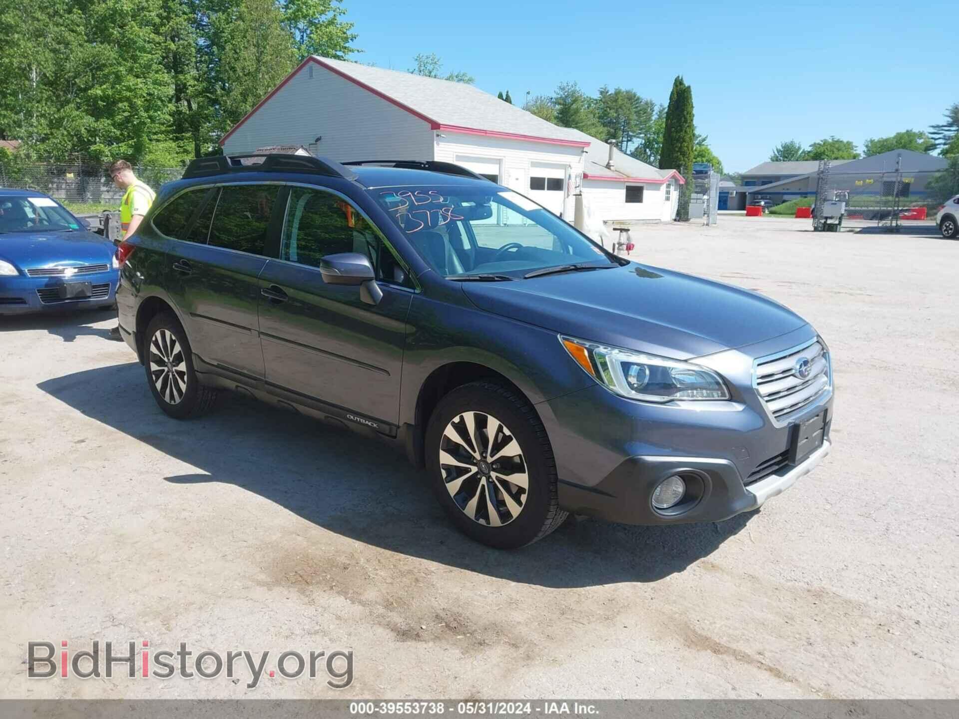 Фотография 4S4BSANC7G3327835 - SUBARU OUTBACK 2016