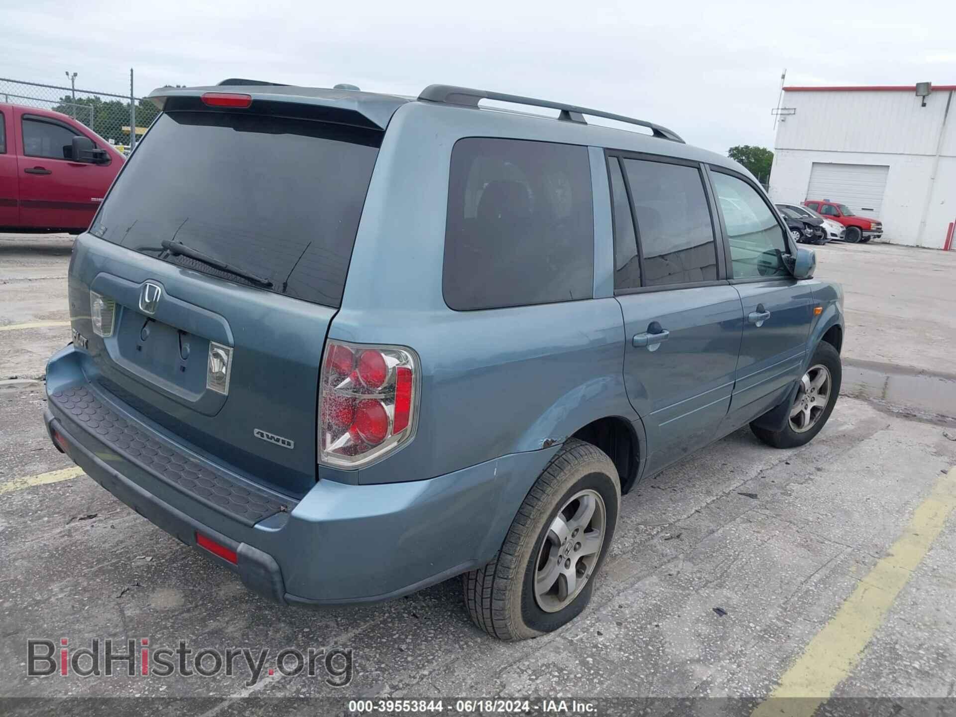 2006 HONDA PILOT - VIN: 2HKYF18666H551013 - Фото 4