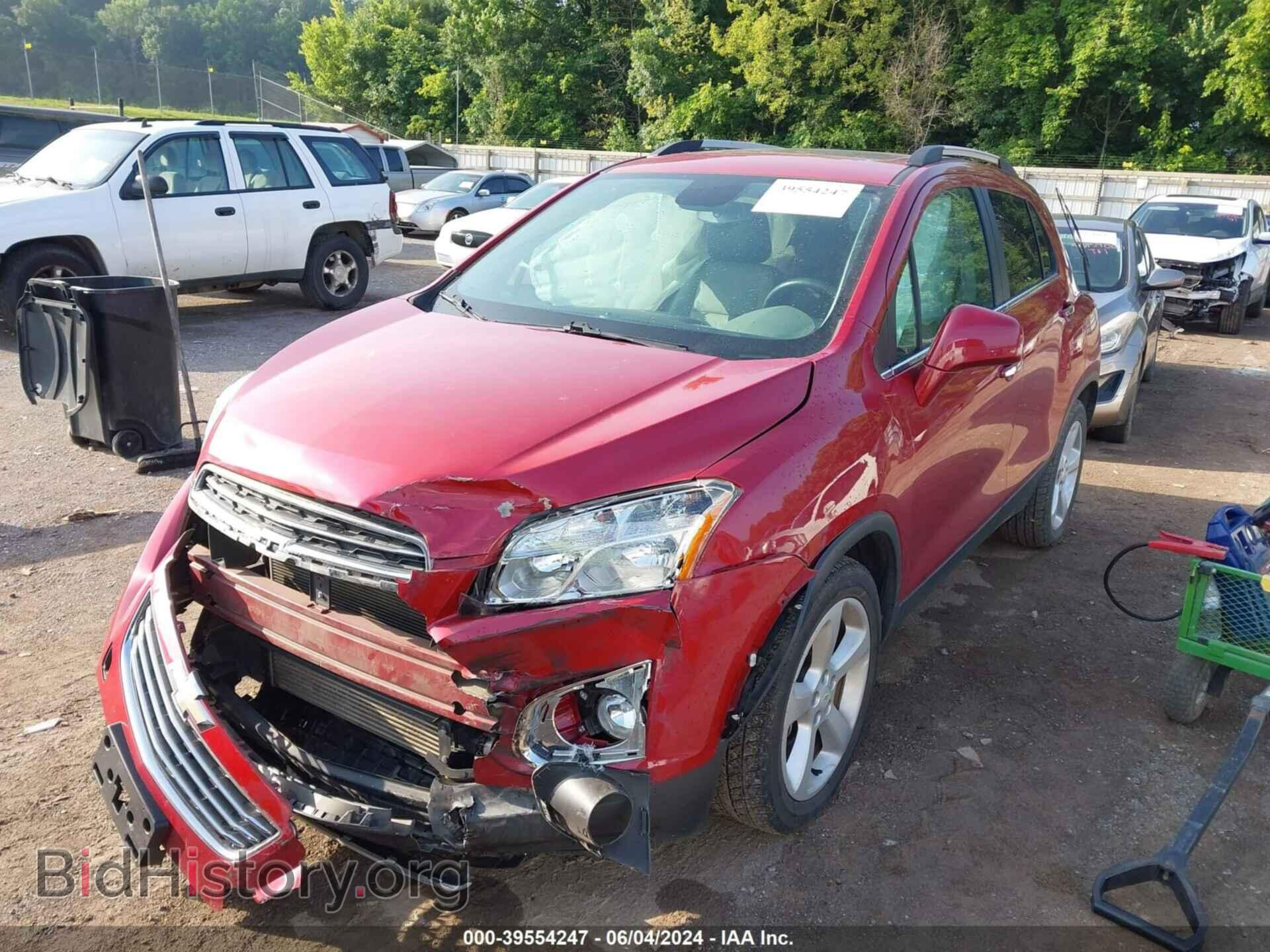 2015 CHEVROLET TRAX - VIN: KL7CJNSB2FB233202 - Фото 2