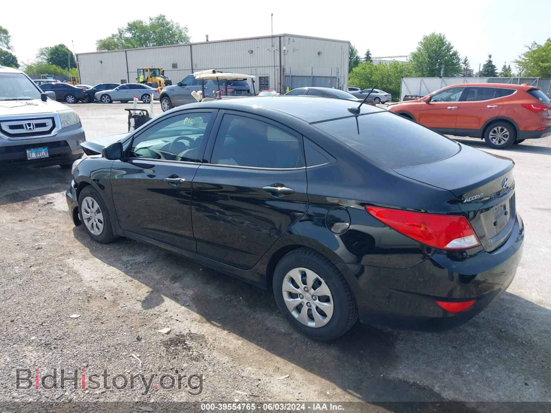 2016 HYUNDAI ACCENT - VIN: KMHCT4AE5GU066421 - Фото 3