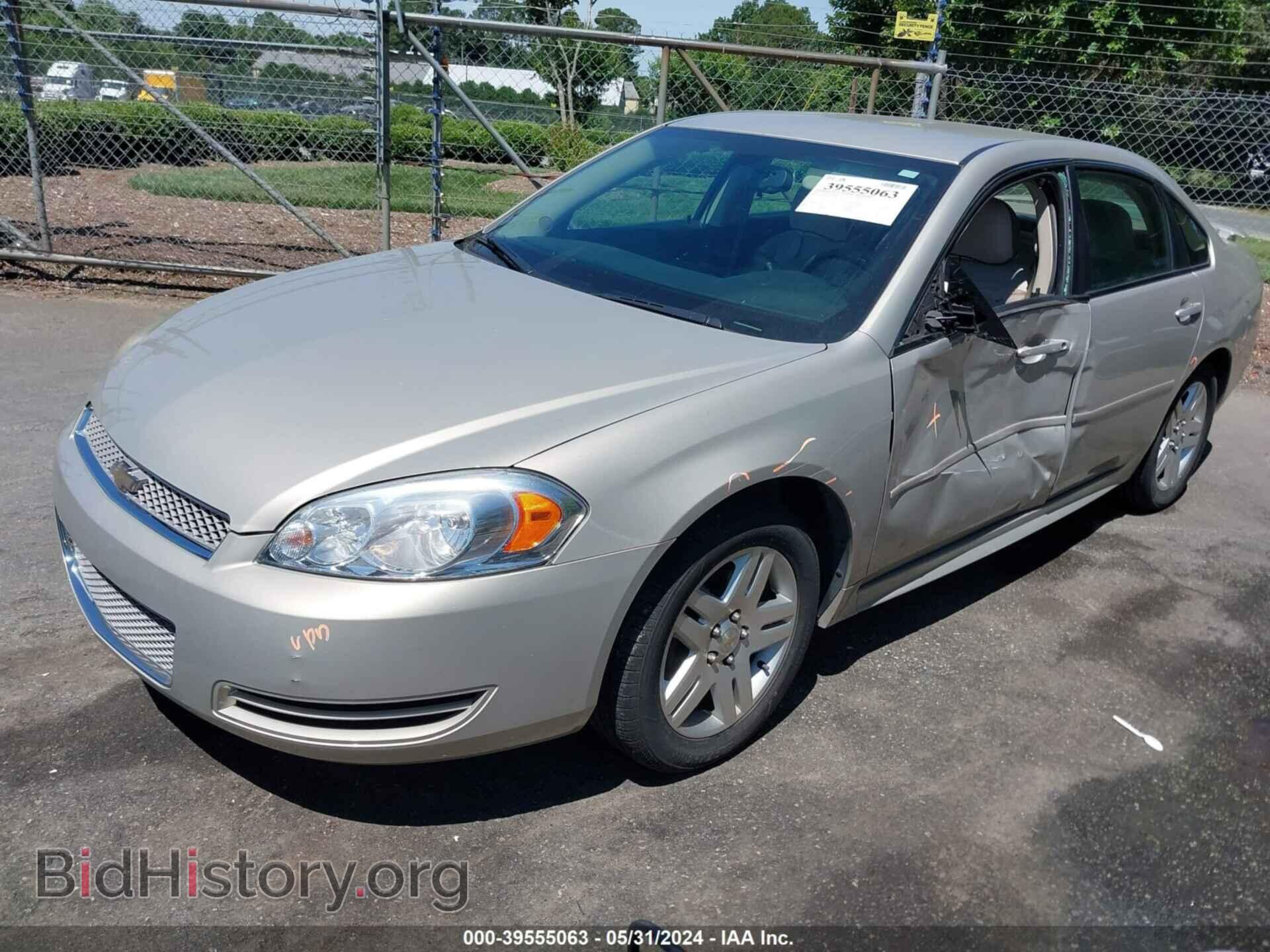2012 CHEVROLET IMPALA - VIN: 2G1WB5E39C1126945 - Фото 2