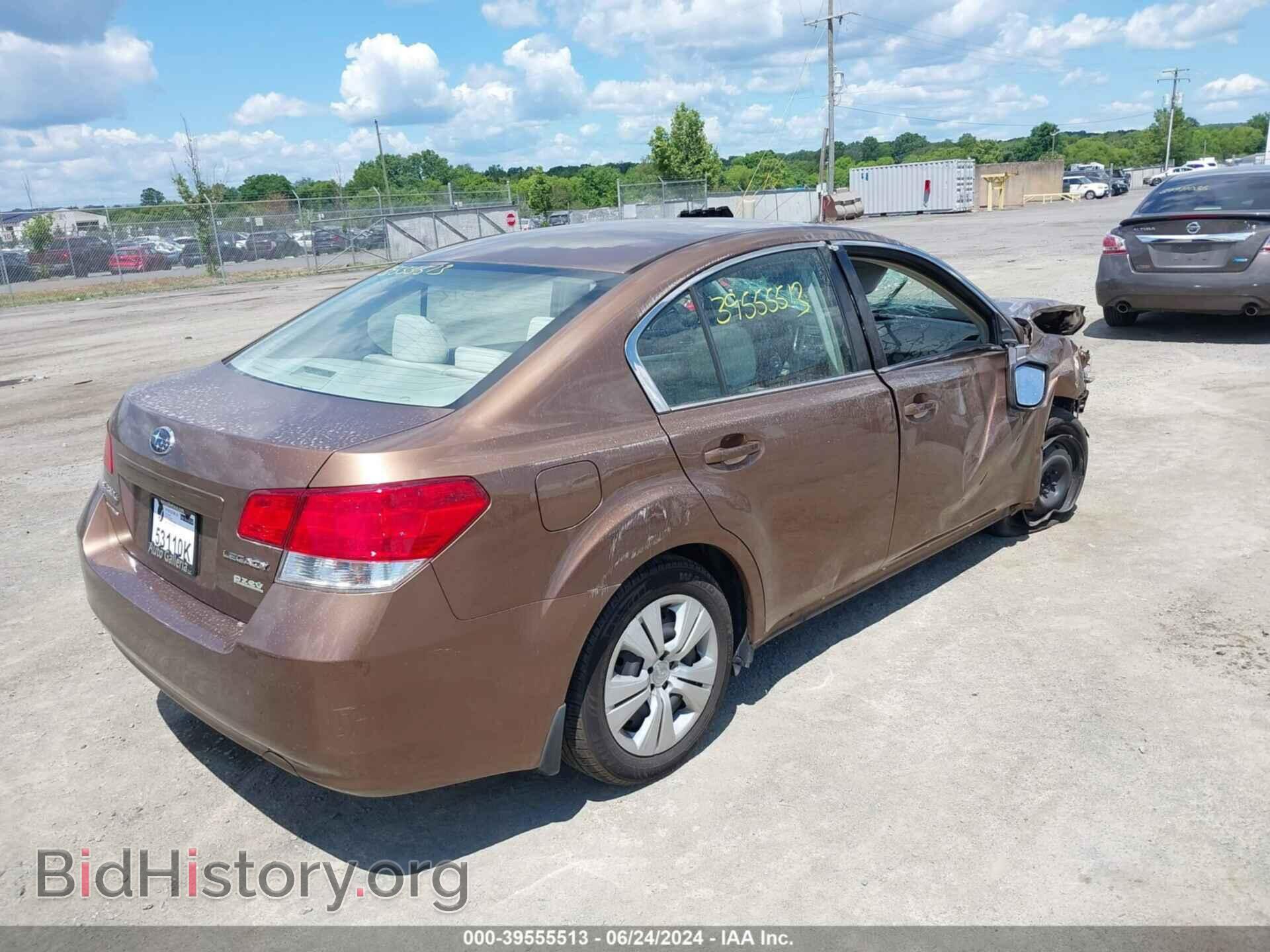2011 SUBARU LEGACY - VIN: 4S3BMBA64B3214826 - Фото 4