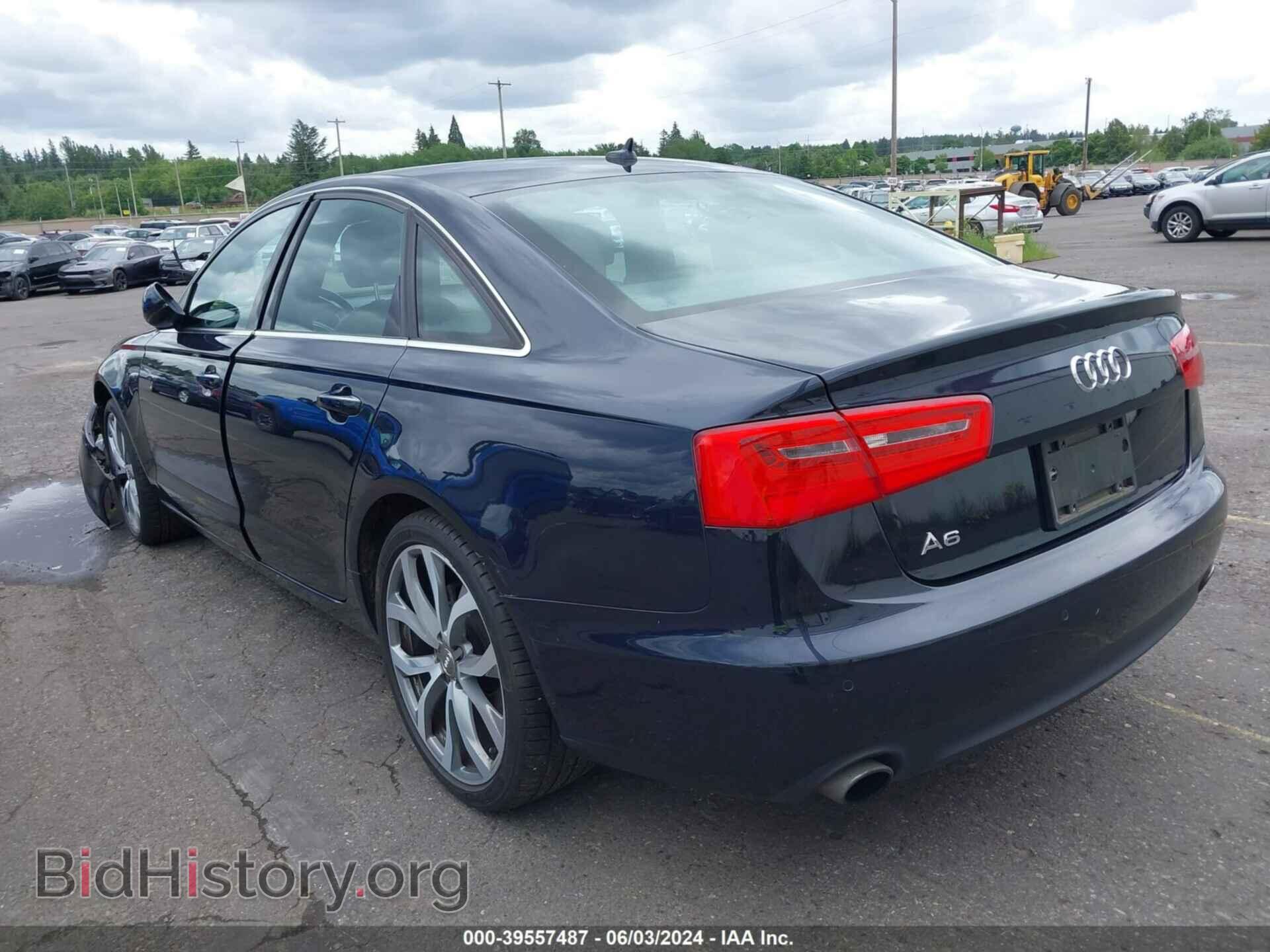 2013 AUDI A6 - VIN: WAUGFAFC5DN074833 - Фото 3
