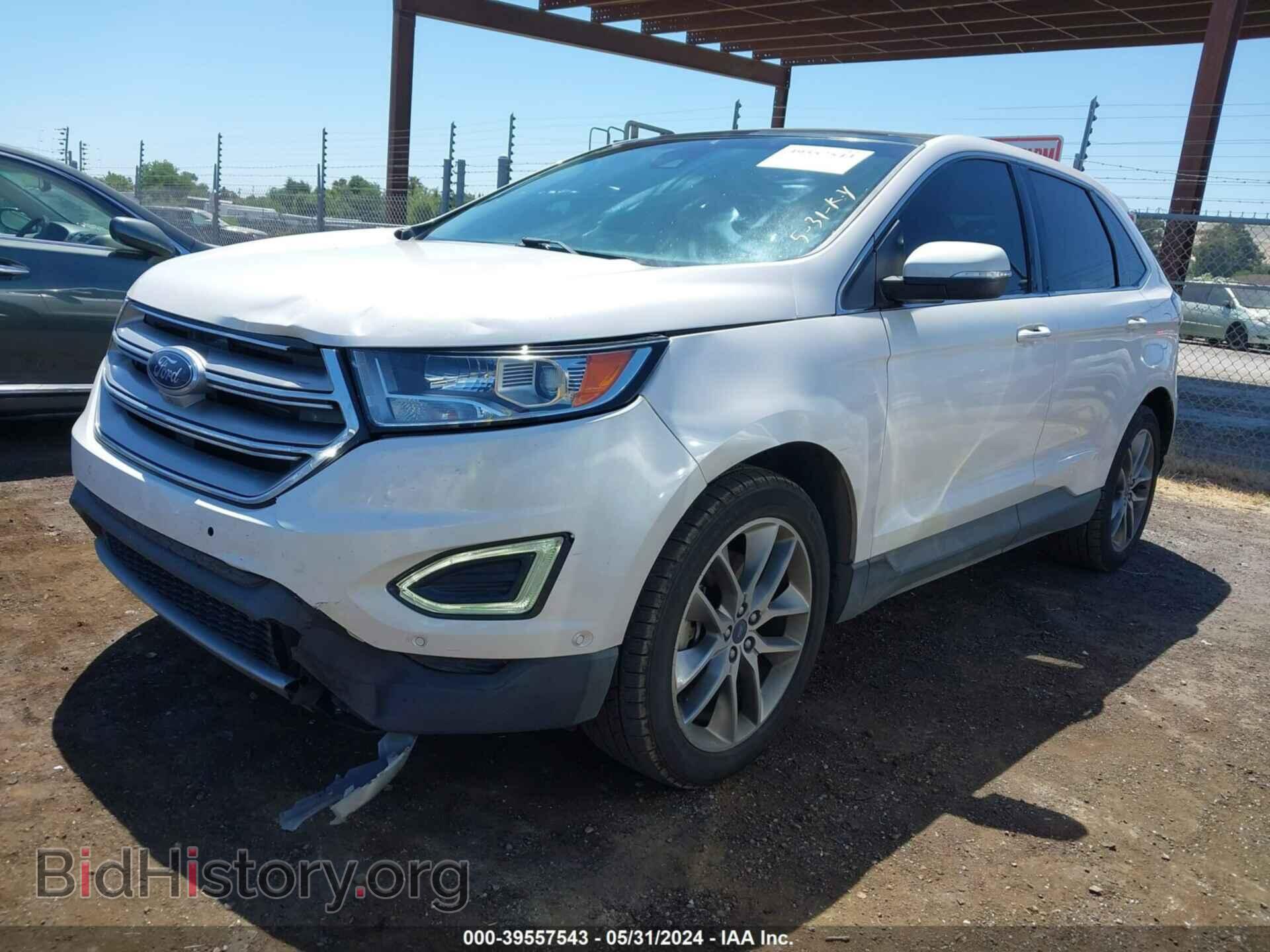 2015 FORD EDGE - VIN: 2FMPK3K89FBB45814 - Photo 2