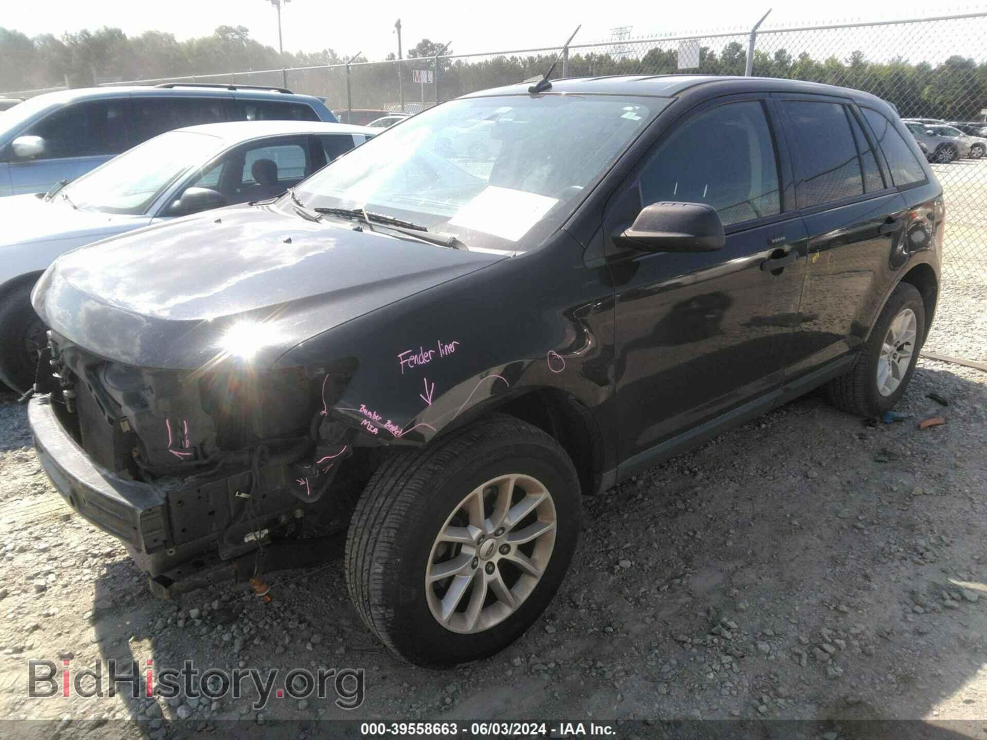 2013 FORD EDGE - VIN: 2FMDK3GC9DBB16519 - Фото 2
