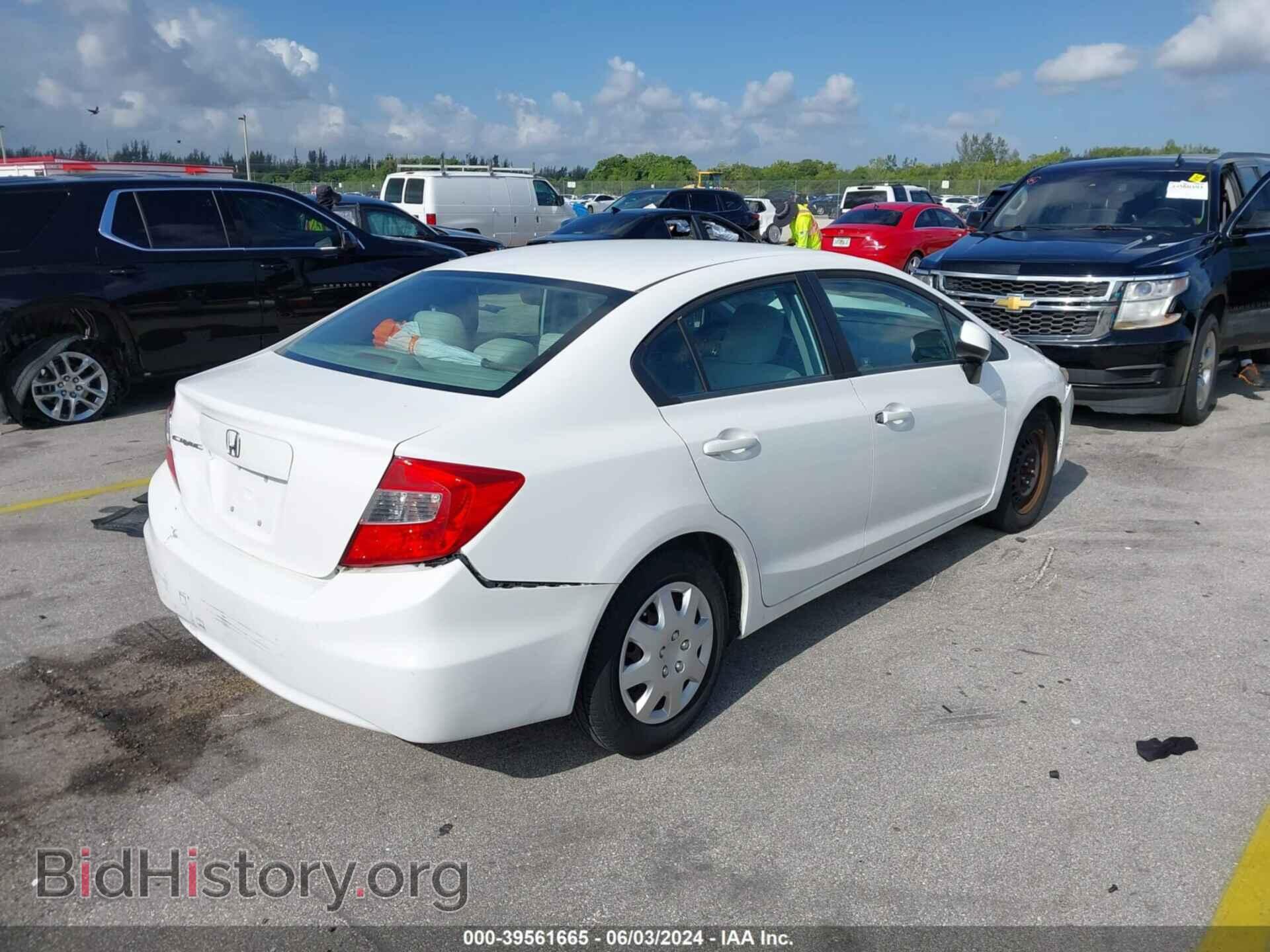 2012 HONDA CIVIC - VIN: 19XFB2F53CE089321 - Фото 4