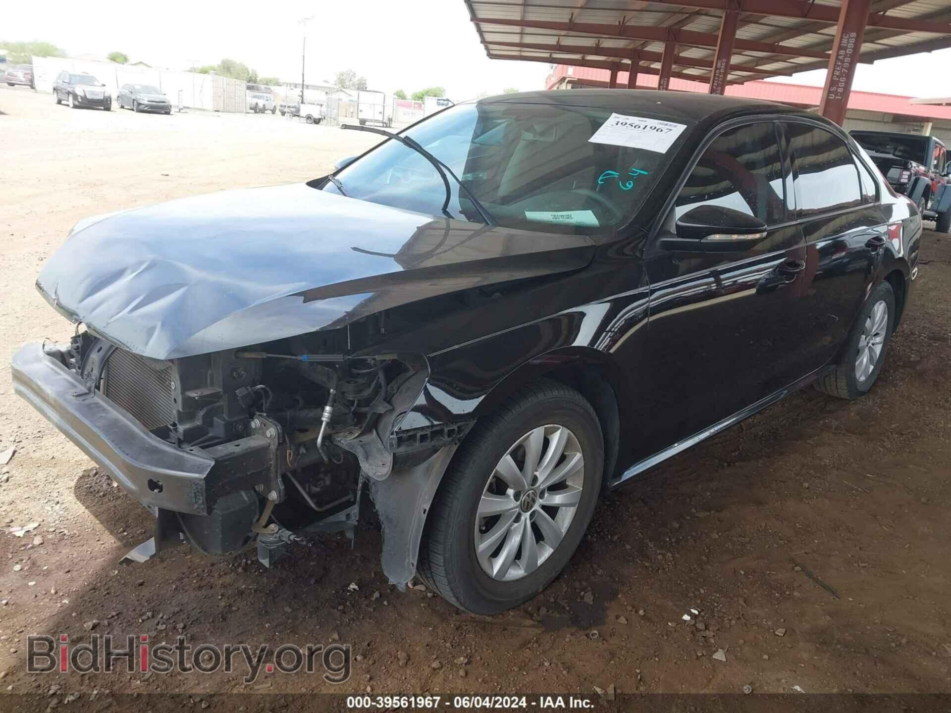 2012 VOLKSWAGEN PASSAT - VIN: 1VWAP7A32CC020252 - Фото 2