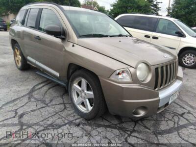 2007 Jeep COMPASS Limited, золотистый — VIN 1J8FF57W17D199314, IAAI
