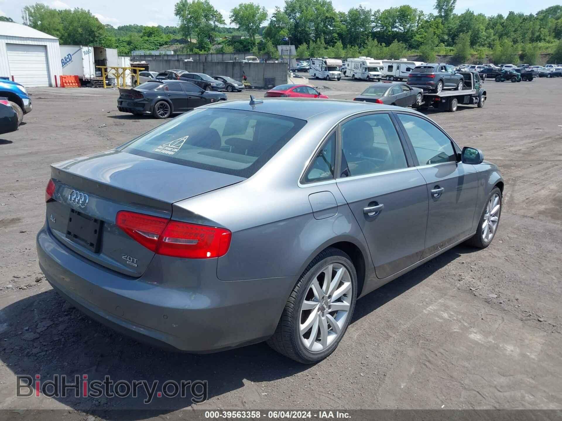 2013 AUDI A4 - VIN: WAUFFAFL2DN020336 - Фото 4