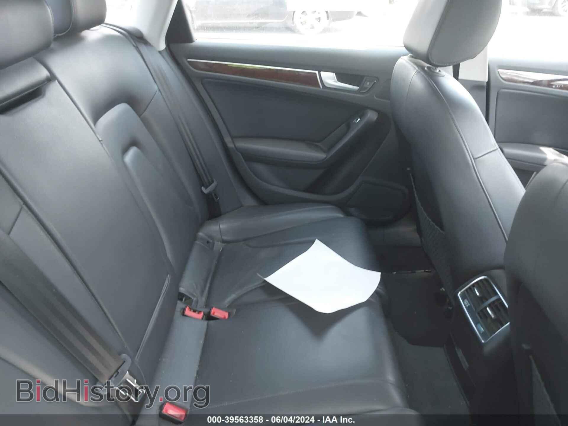 2013 AUDI A4 - VIN: WAUFFAFL2DN020336 - Фото 8
