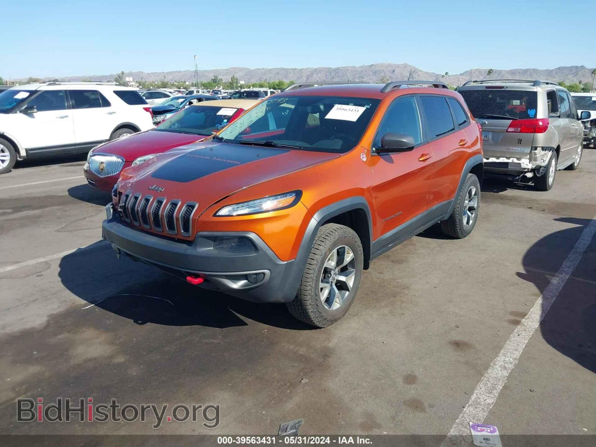 2014 JEEP CHEROKEE - VIN: 1C4PJMBS0EW276989 - Фото 2