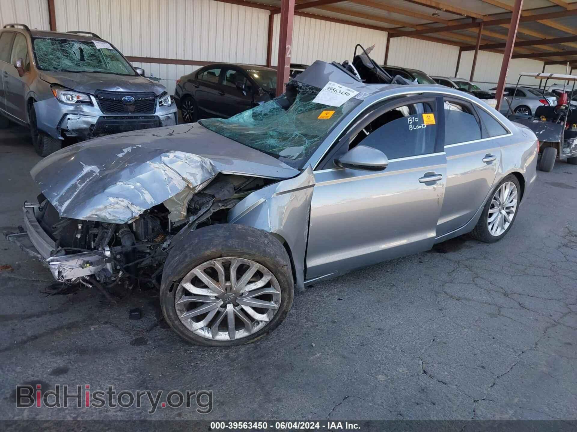 2014 AUDI A6 - VIN: WAUCFAFC0EN152936 - Фото 2