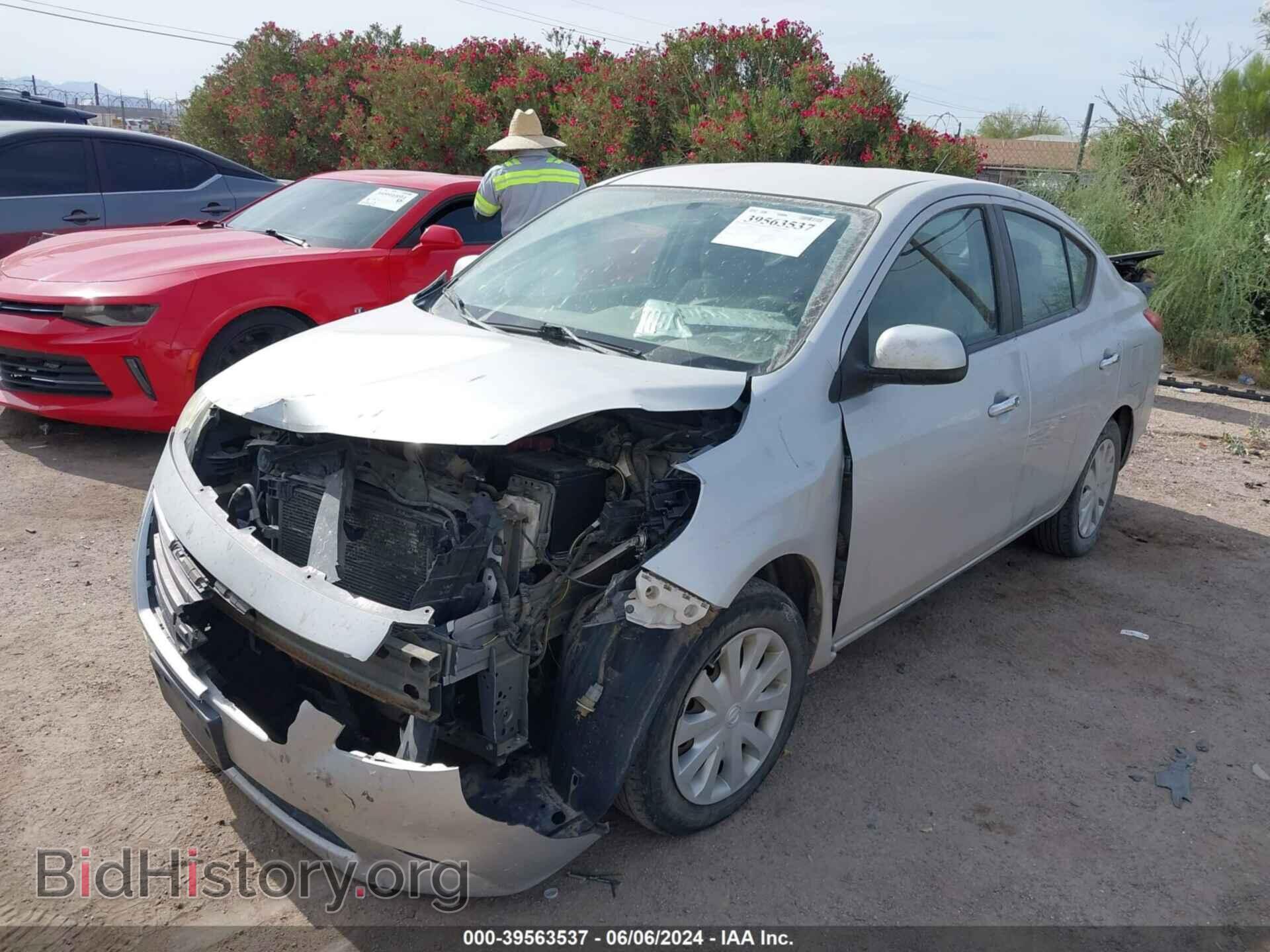 2012 NISSAN VERSA - VIN: 3N1CN7AP1CL920930 - Фото 2