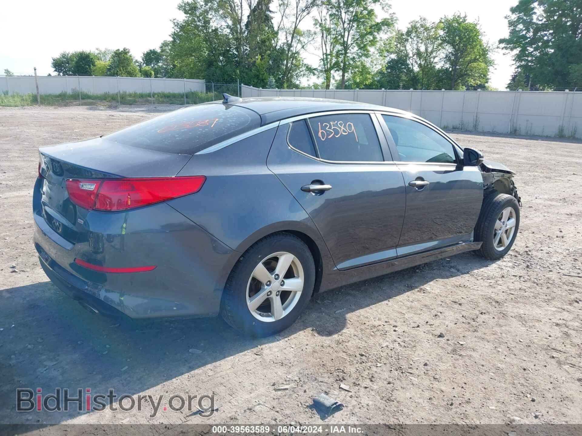2015 KIA OPTIMA - VIN: KNAGM4A71F5644282 - Photo 4