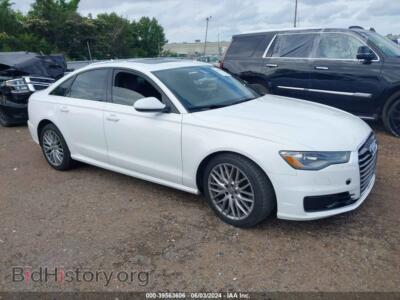 2016 Audi A6 2.0T PREMIUM, белый — VIN WAUCFAFC4GN113222, IAAI
