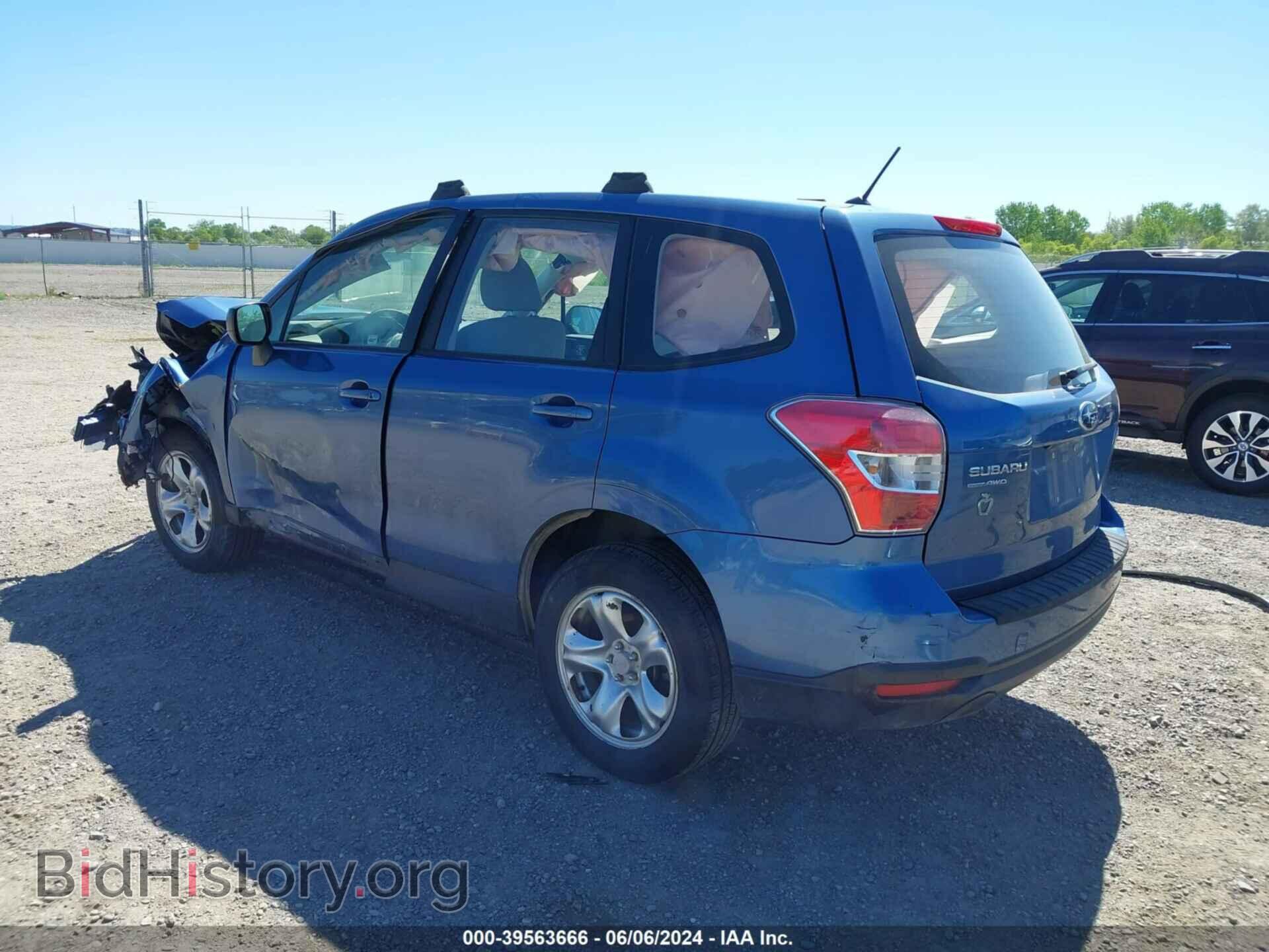 2015 SUBARU FORESTER - VIN: JF2SJAAC8FH821802 - Фото 3