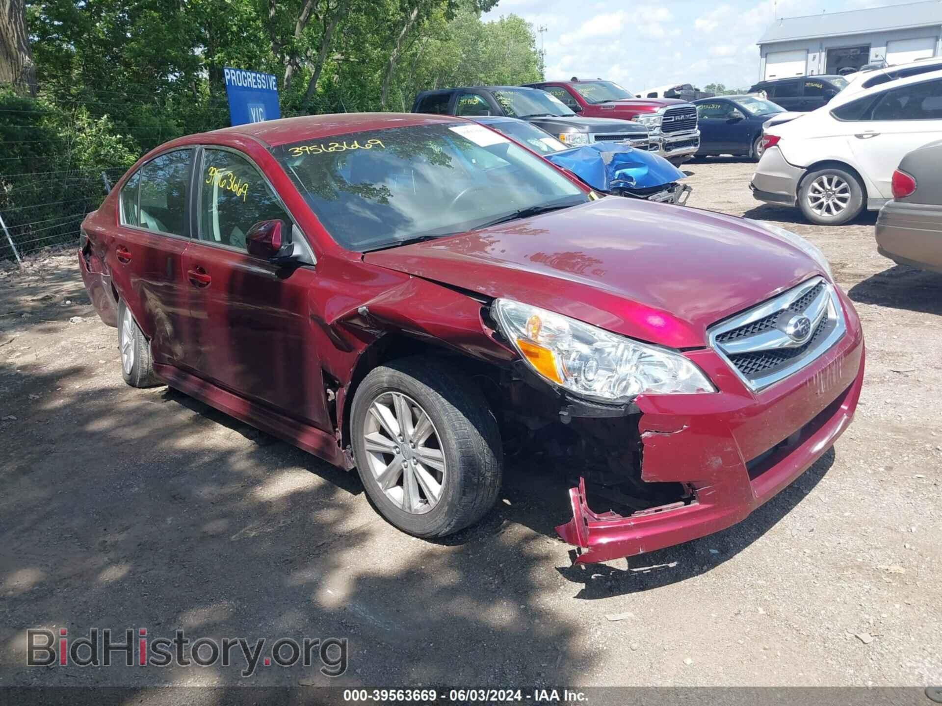 Фотография 4S3BMCA64C3025519 - SUBARU LEGACY 2012