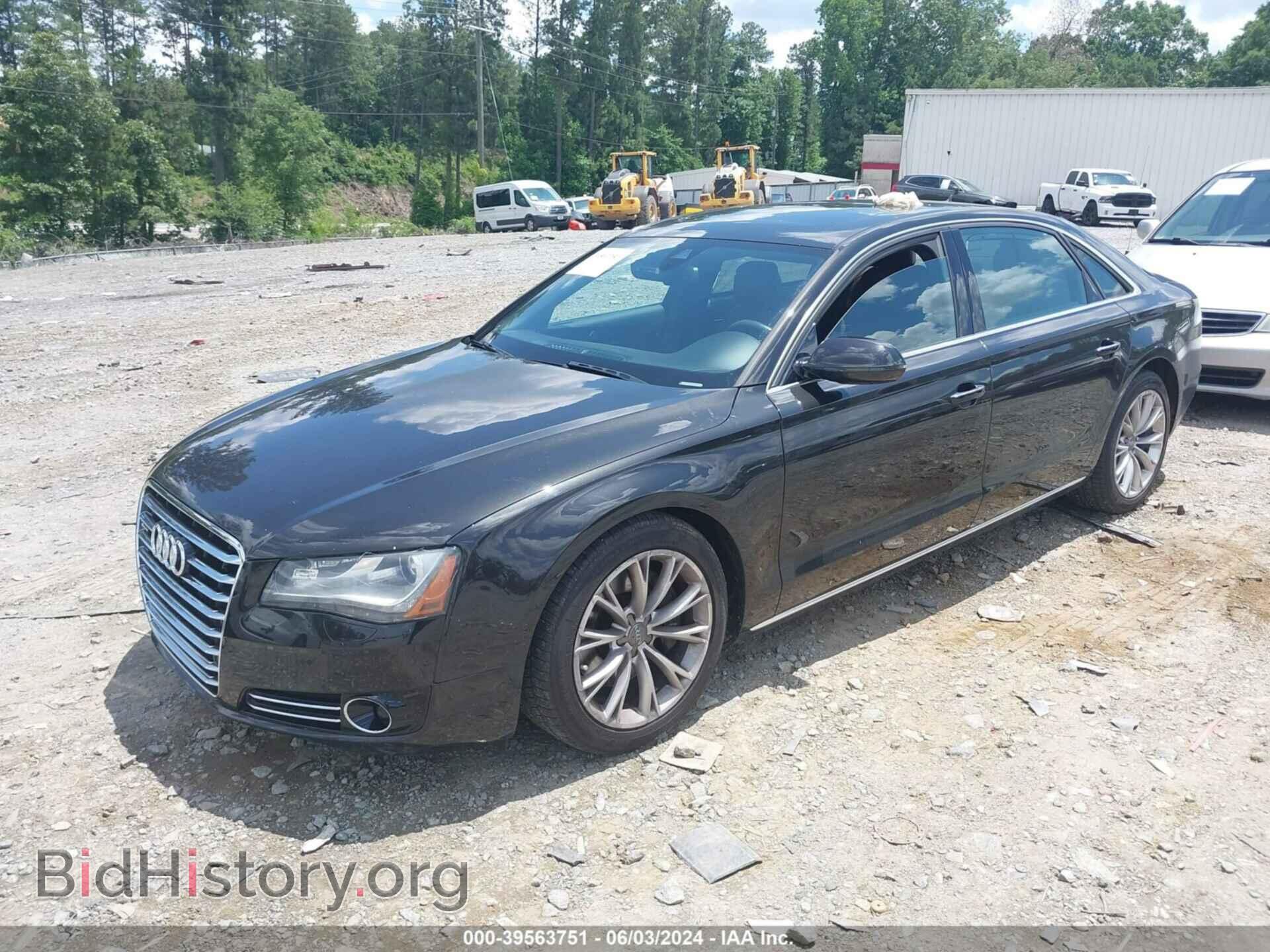 2013 AUDI A8 L - VIN: WAURGAFD4DN024648 - Фото 2