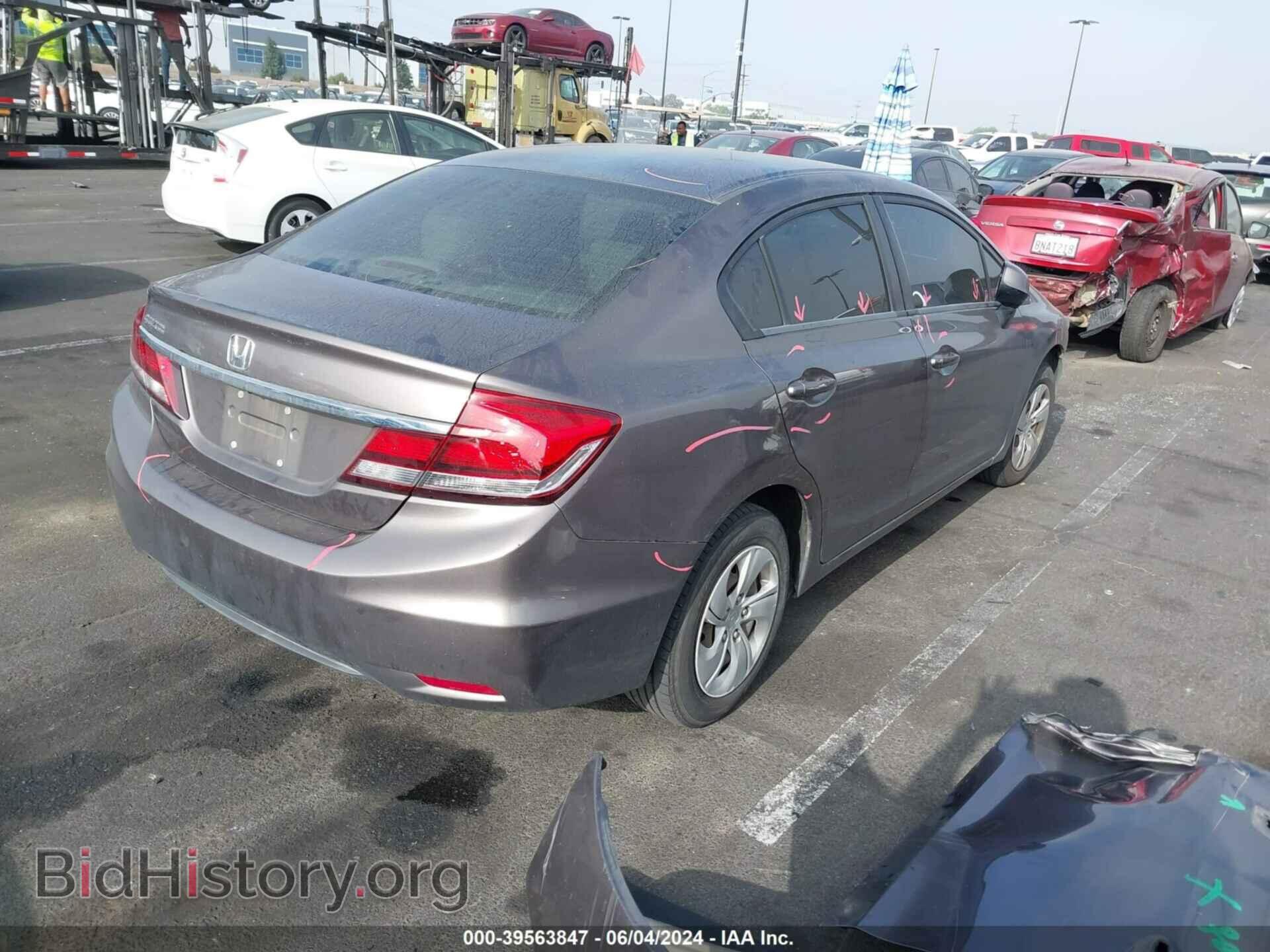 2013 HONDA CIVIC - VIN: 19XFB2F59DE291940 - Фото 4
