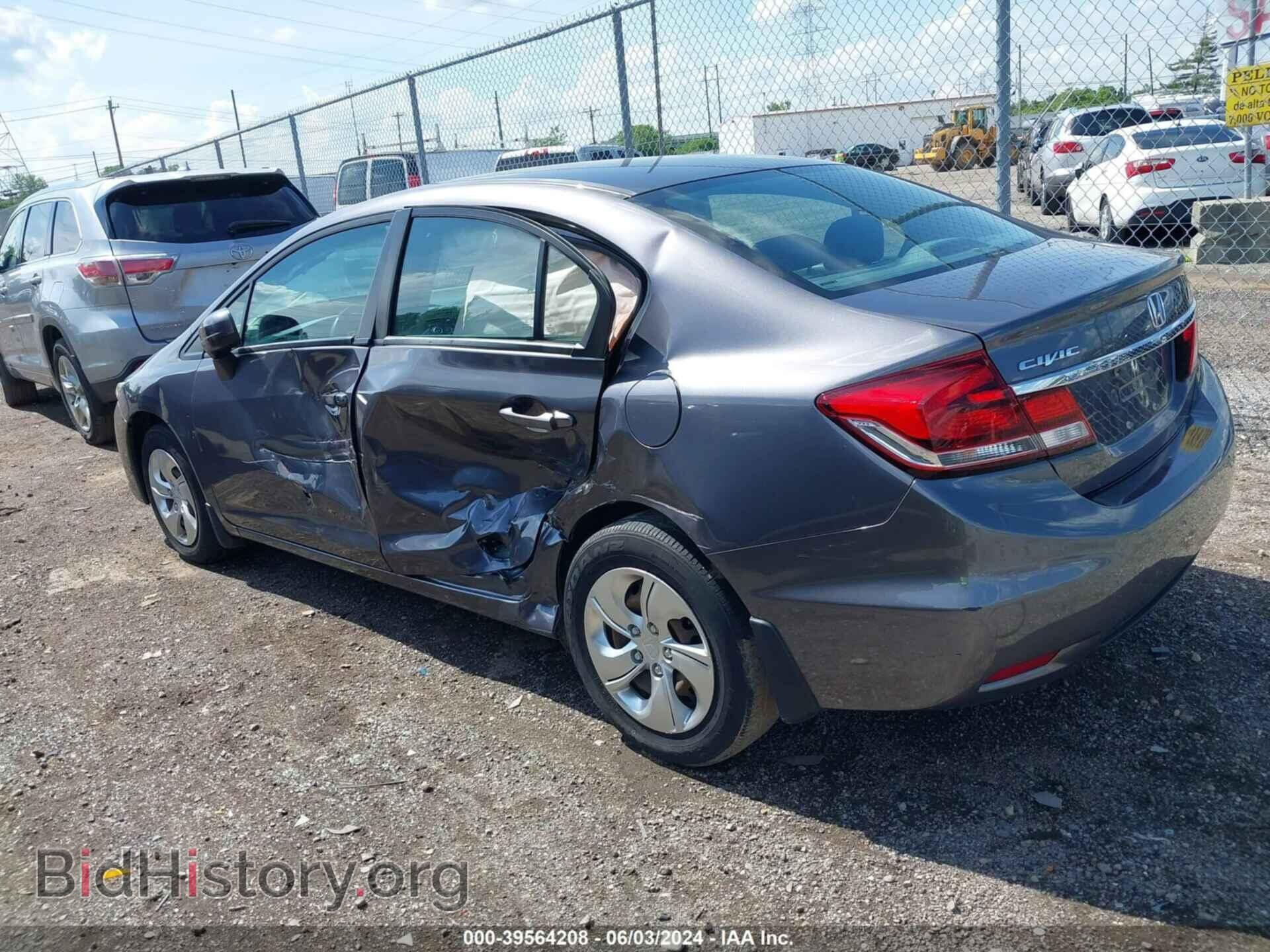 2014 HONDA CIVIC - VIN: 19XFB2F50EE011355 - Фото 3
