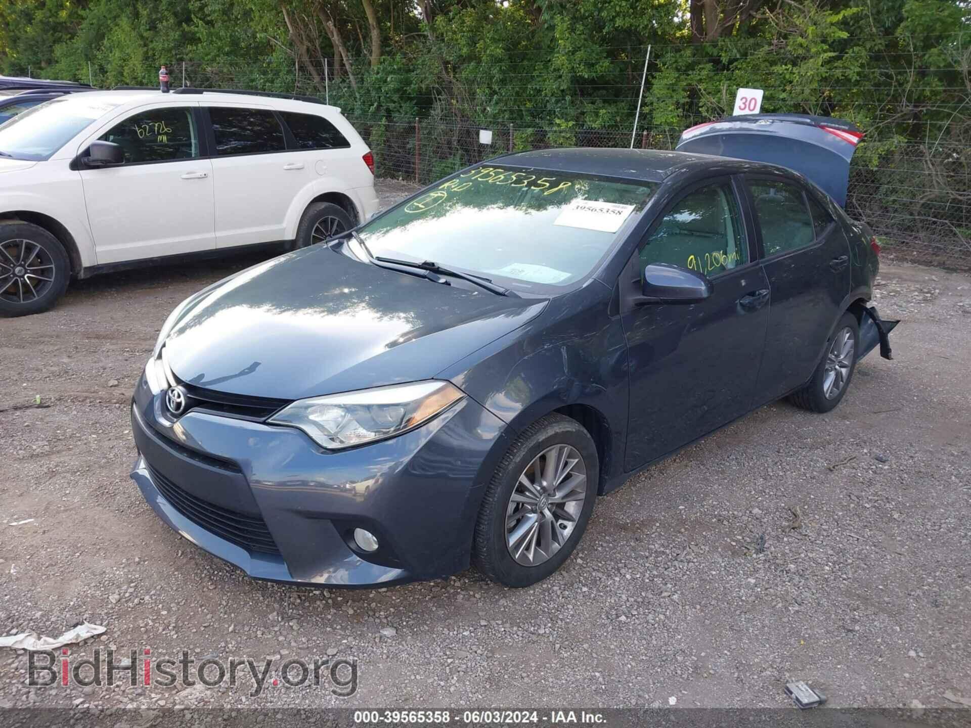 2014 TOYOTA COROLLA - VIN: 5YFBURHEXEP016446 - Фото 2