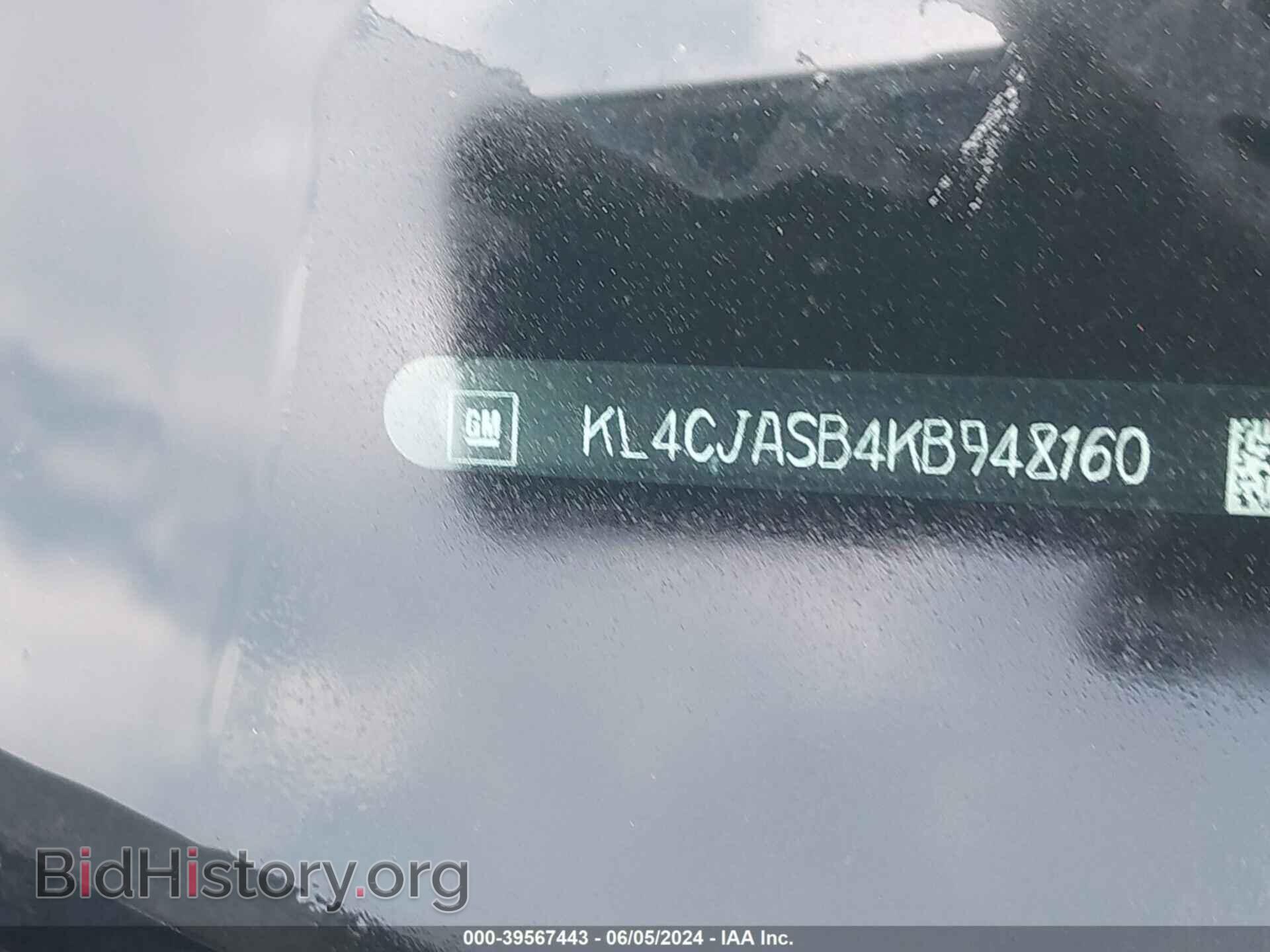 2019 BUICK ENCORE - VIN: KL4CJASB4KB948160 - Фото 9