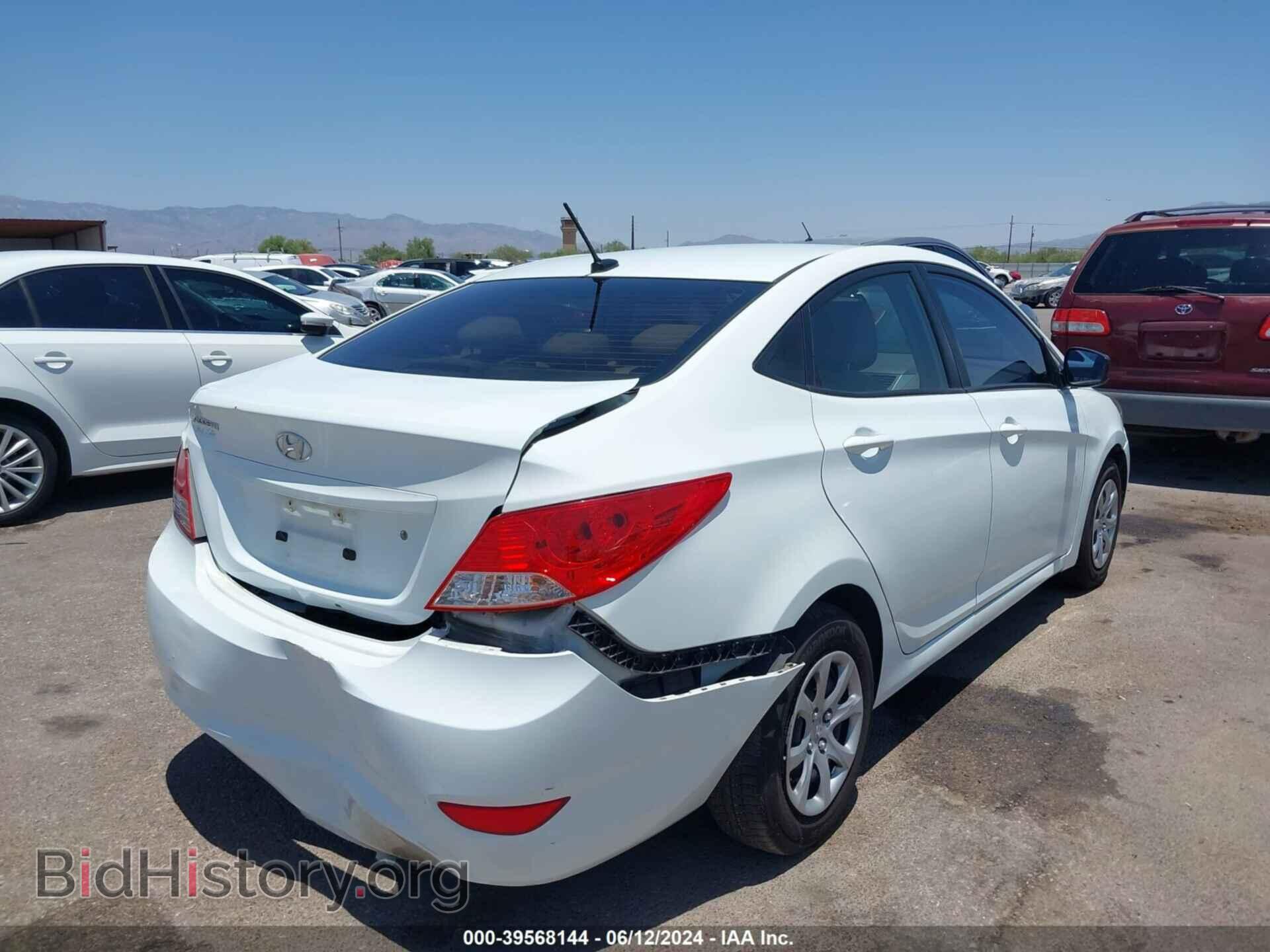 2012 HYUNDAI ACCENT - VIN: KMHCT4AE8CU215740 - Фото 4