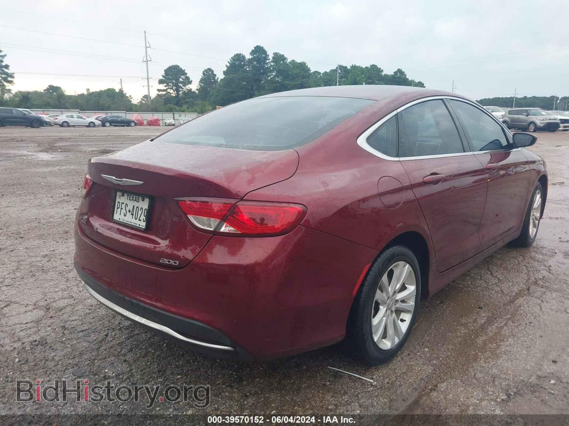 2015 CHRYSLER 200 - VIN: 1C3CCCAB4FN606164 - Фото 4