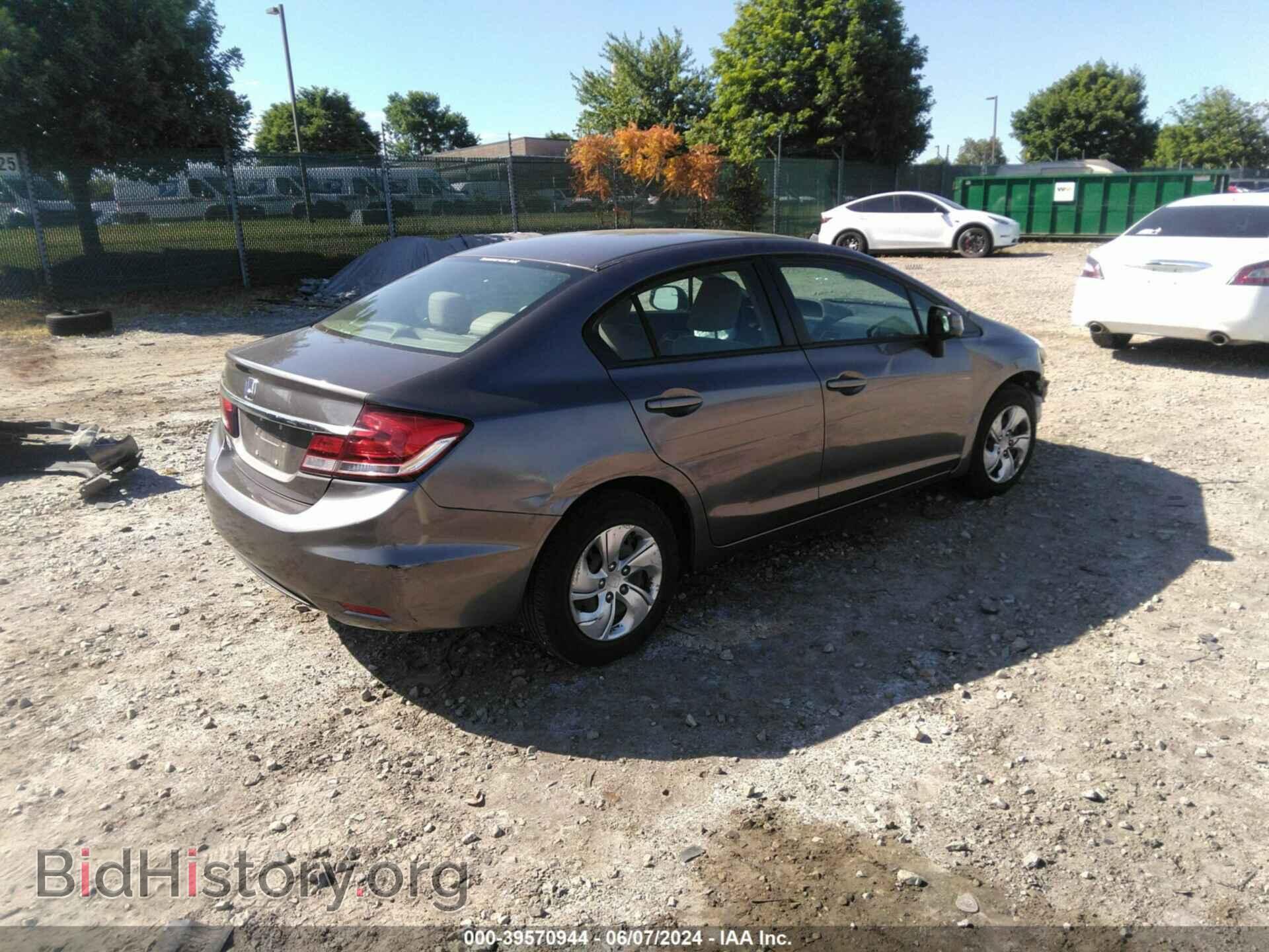 2013 HONDA CIVIC - VIN: 19XFB2F56DE201370 - Фото 4