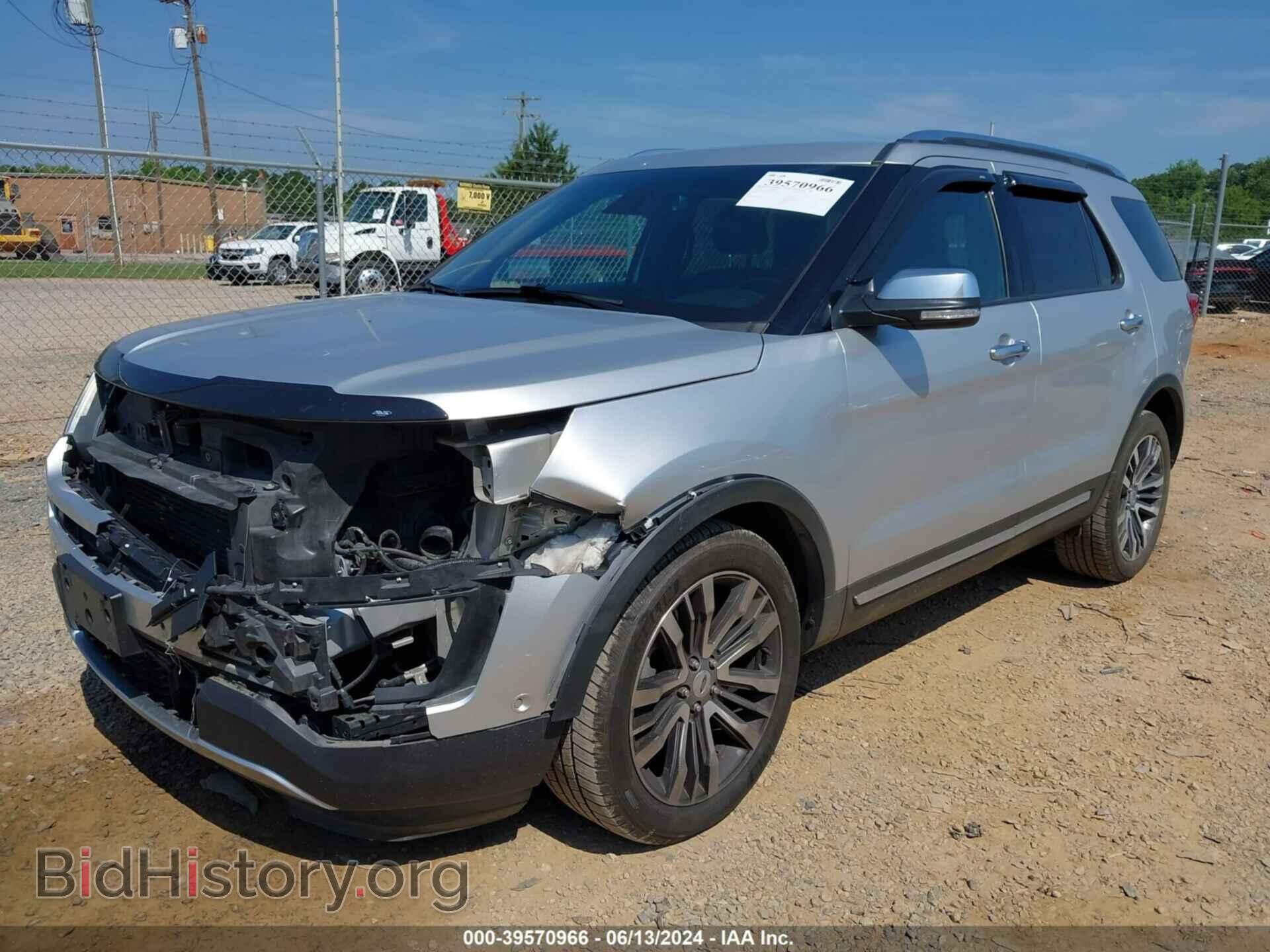 2016 FORD EXPLORER - VIN: 1FM5K8HT4GGD21162 - Фото 2