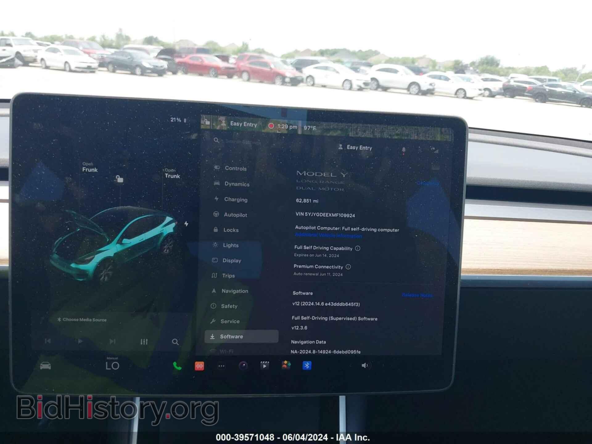 2021 TESLA MODEL Y - VIN: 5YJYGDEEXMF109924 - Фото 17