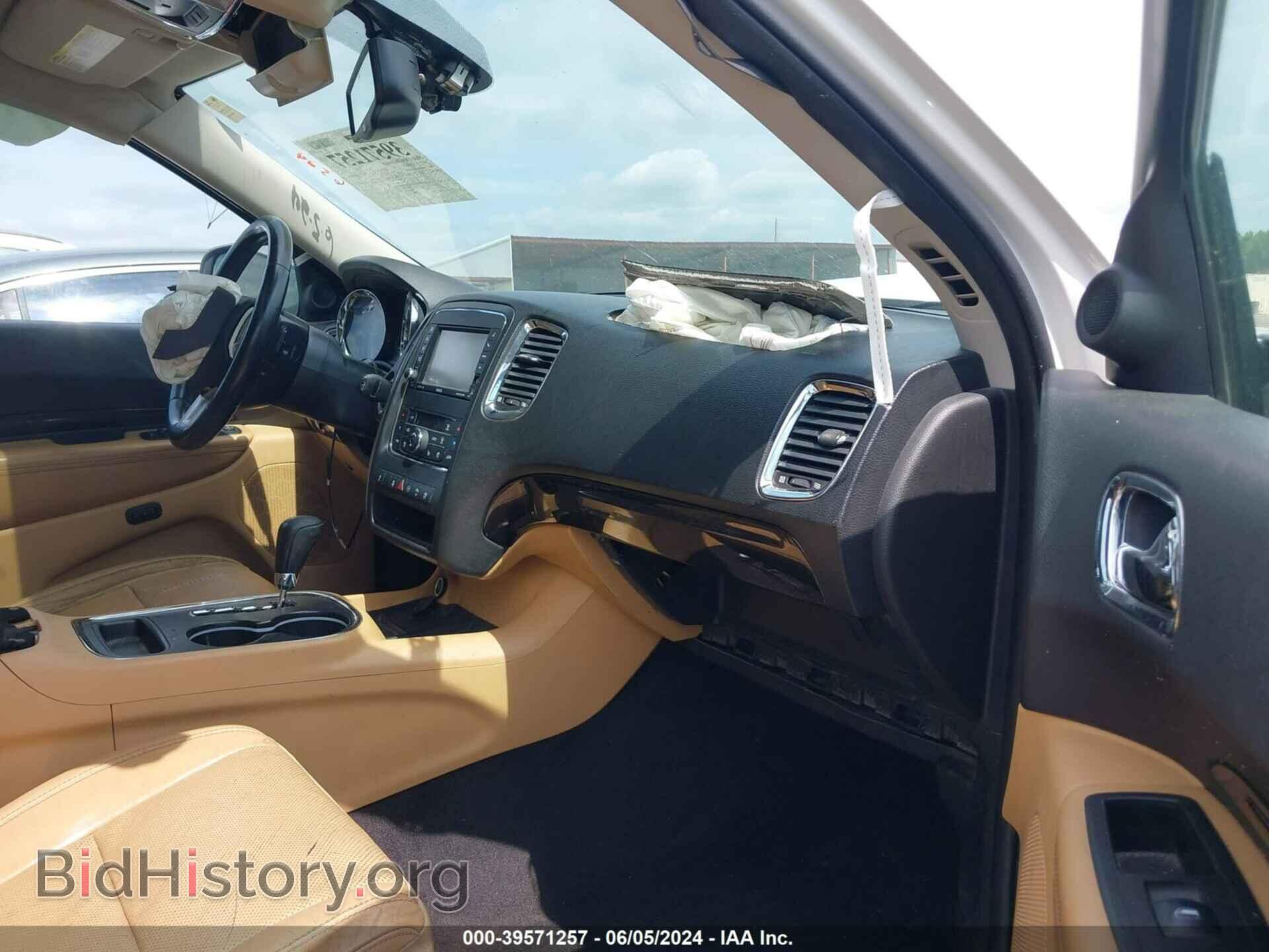 2012 DODGE DURANGO - VIN: 1C4RDHEG9CC257418 - Фото 5