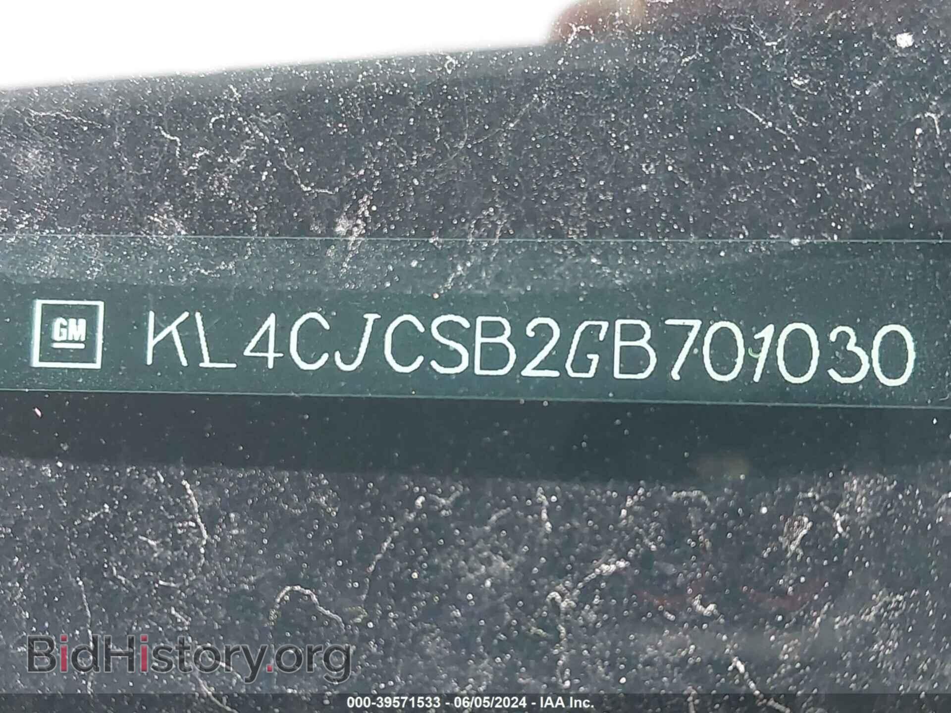 2016 BUICK ENCORE - VIN: KL4CJCSB2GB701030 - Фото 9