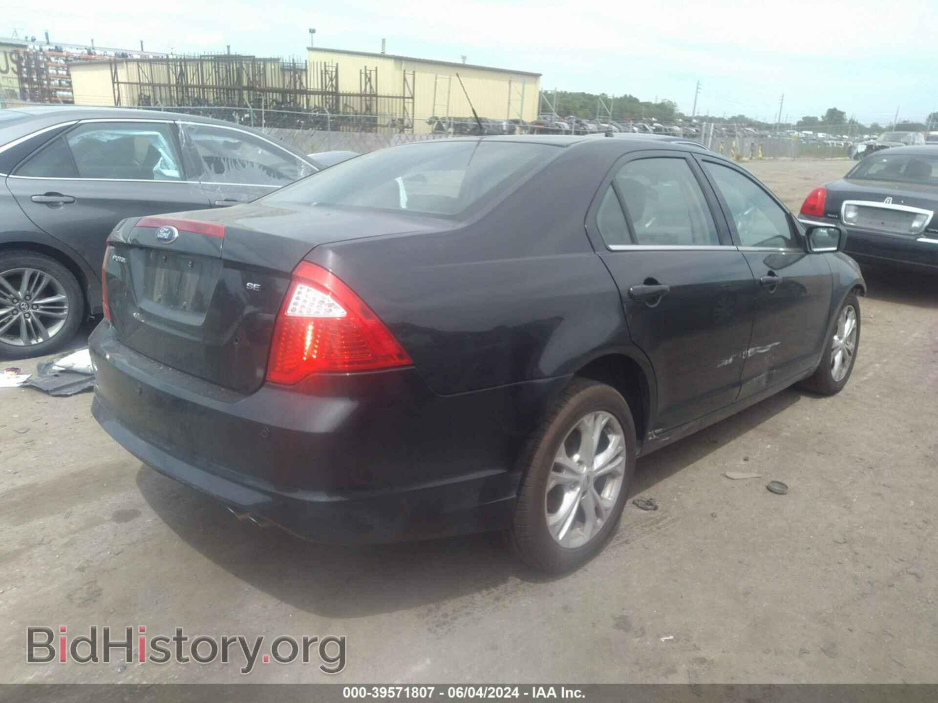2012 FORD FUSION - VIN: 3FAHP0HA9CR433466 - Фото 4