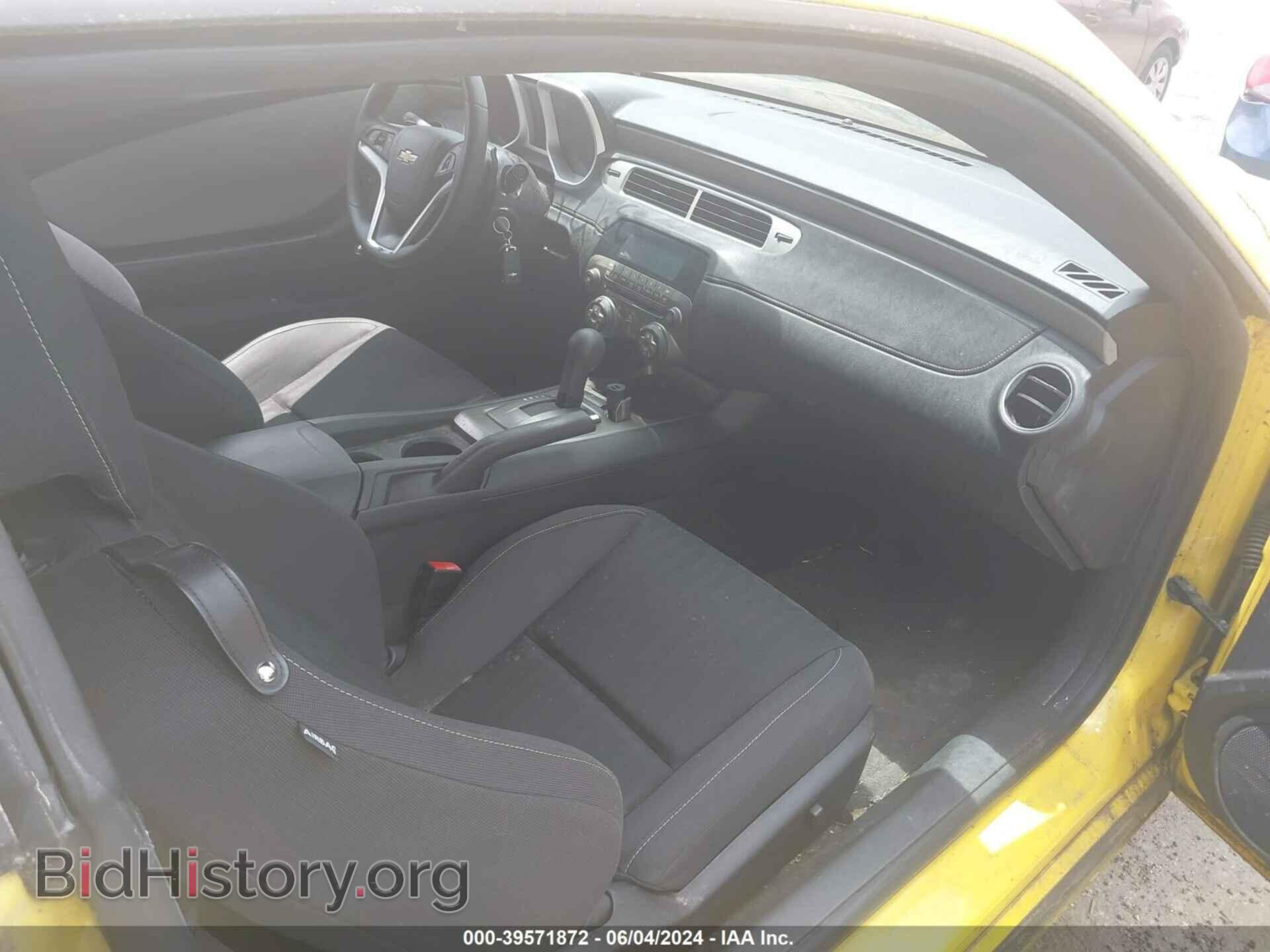 2012 CHEVROLET CAMARO - VIN: 2G1FA1E36C9199459 - Фото 5