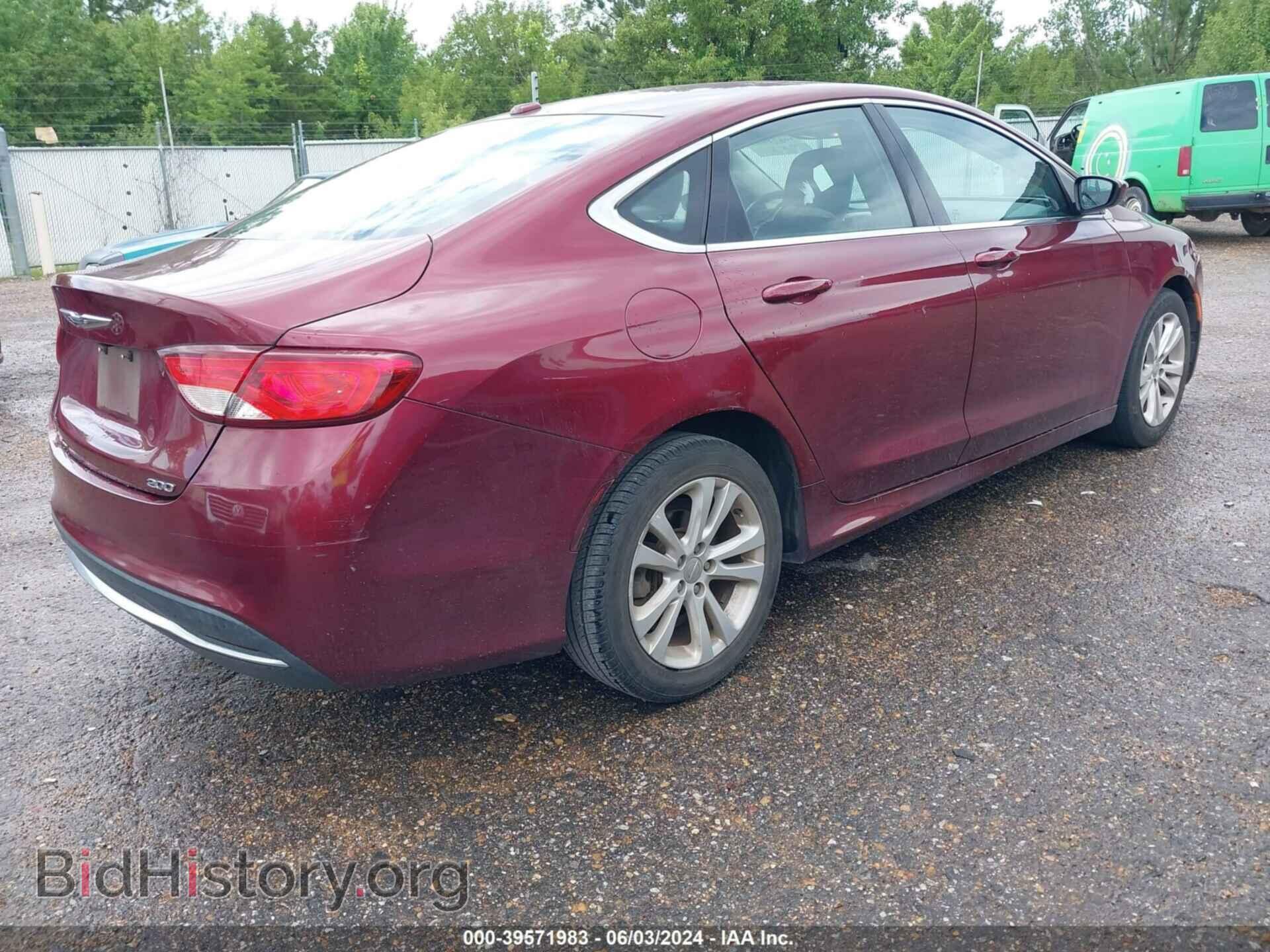 2015 CHRYSLER 200 - VIN: 1C3CCCAB1FN743594 - Фото 4