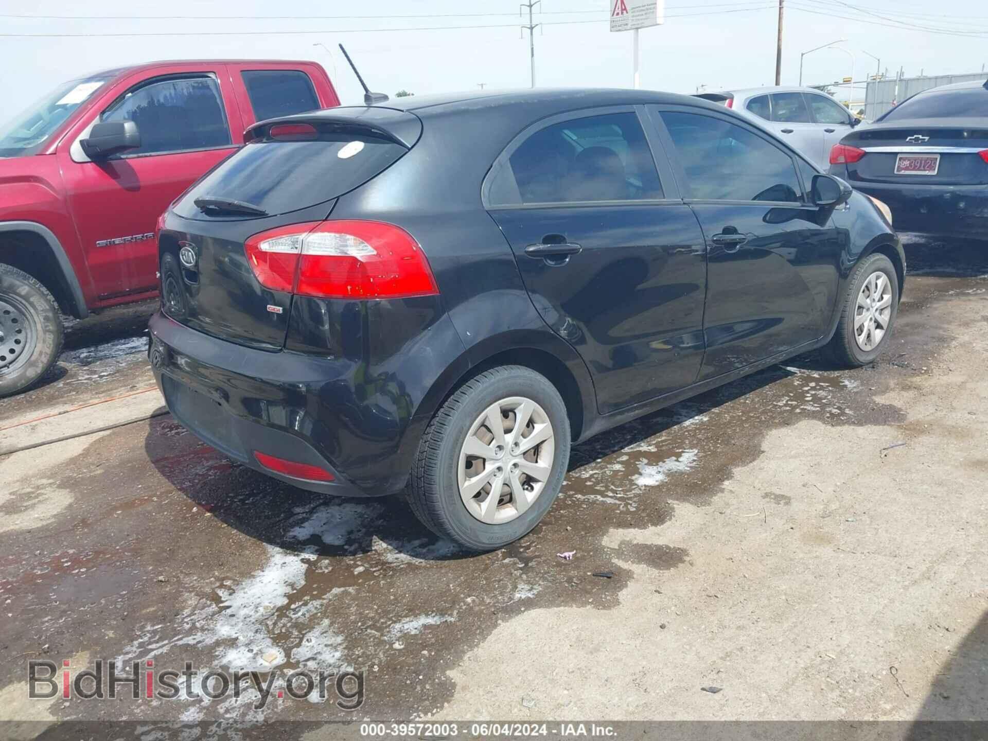 2012 KIA RIO5 - VIN: KNADM5A36C6035880 - Фото 4