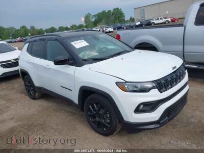 2024 Jeep COMPASS Latitude 4X4, white — VIN 3C4NJDBN8RT102617, IAAI