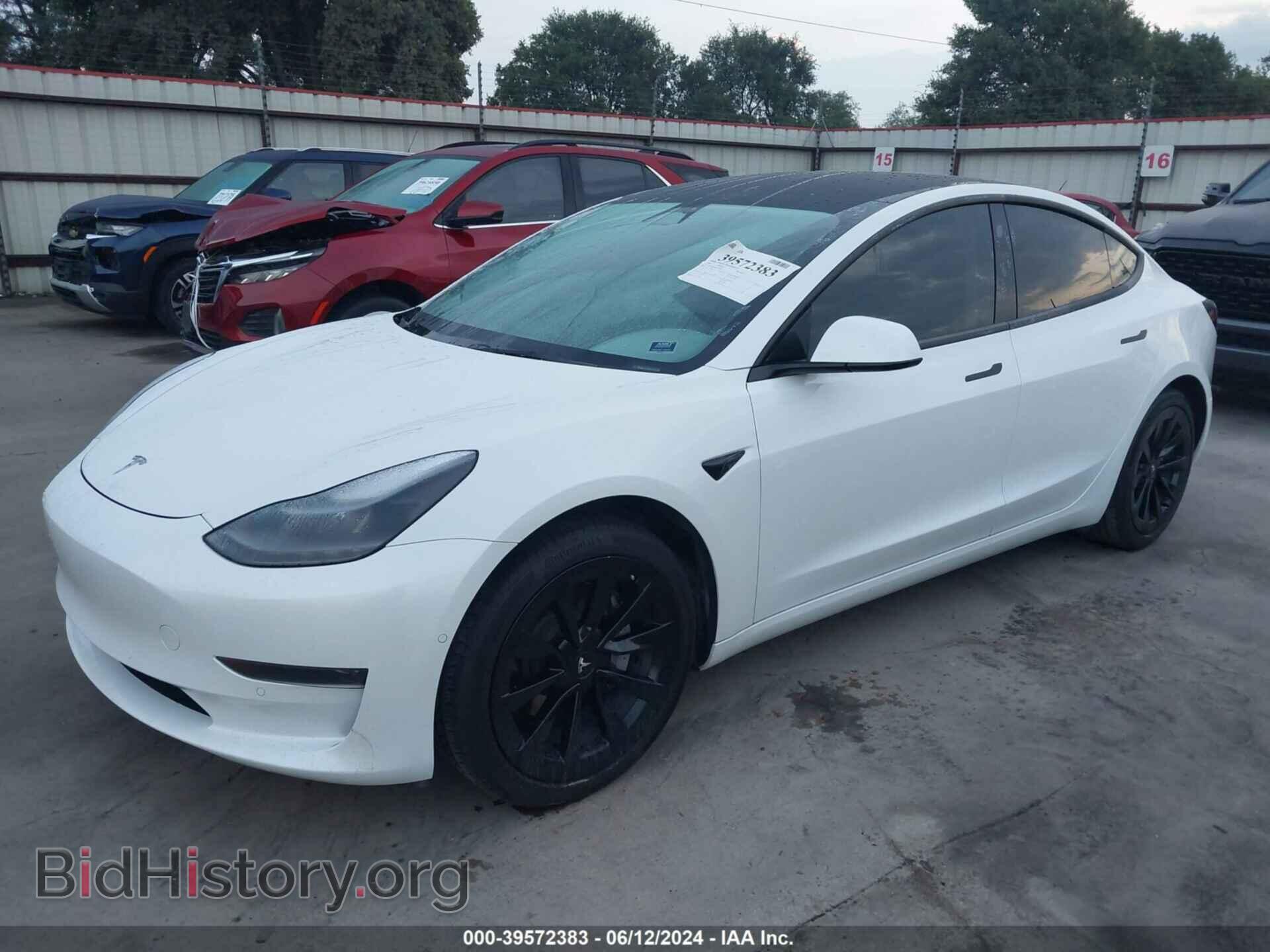 2022 TESLA MODEL 3 - VIN: 5YJ3E1EA4NF317102 - Фото 2