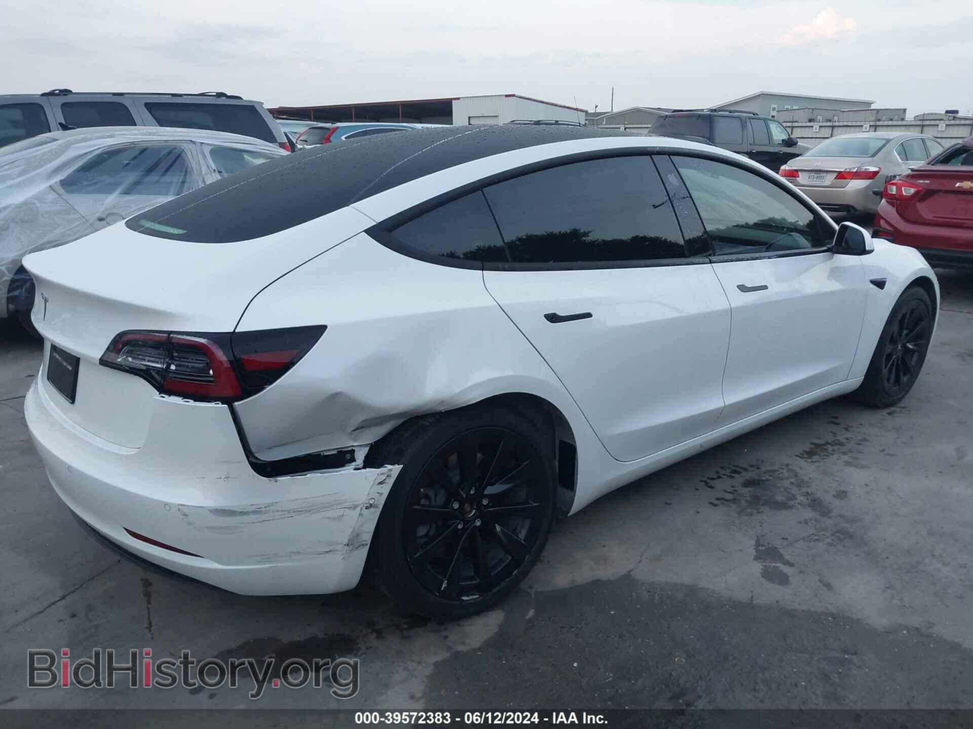 2022 TESLA MODEL 3 - VIN: 5YJ3E1EA4NF317102 - Фото 4