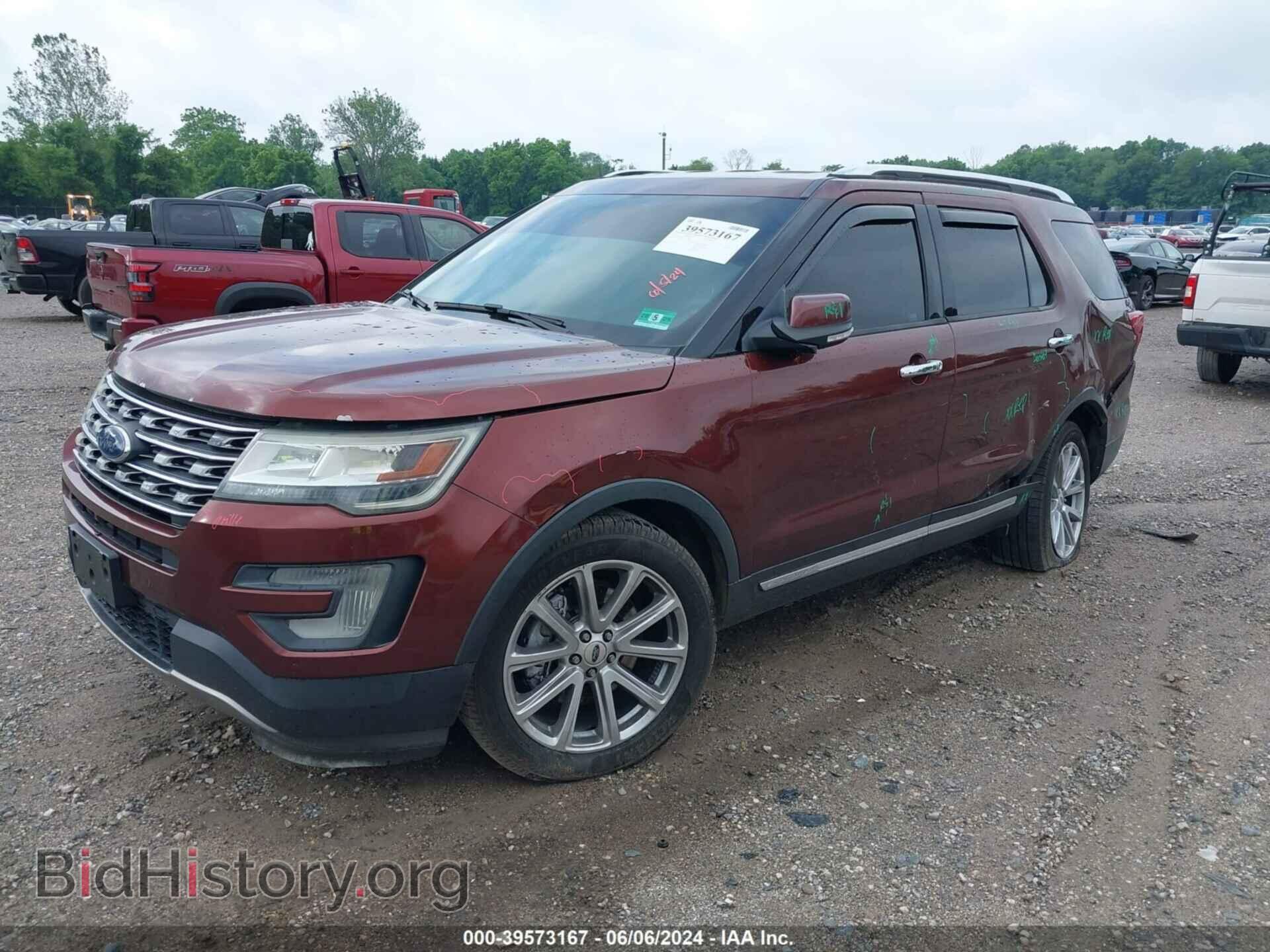2016 FORD EXPLORER - VIN: 1FM5K7F81GGC93913 - Фото 2
