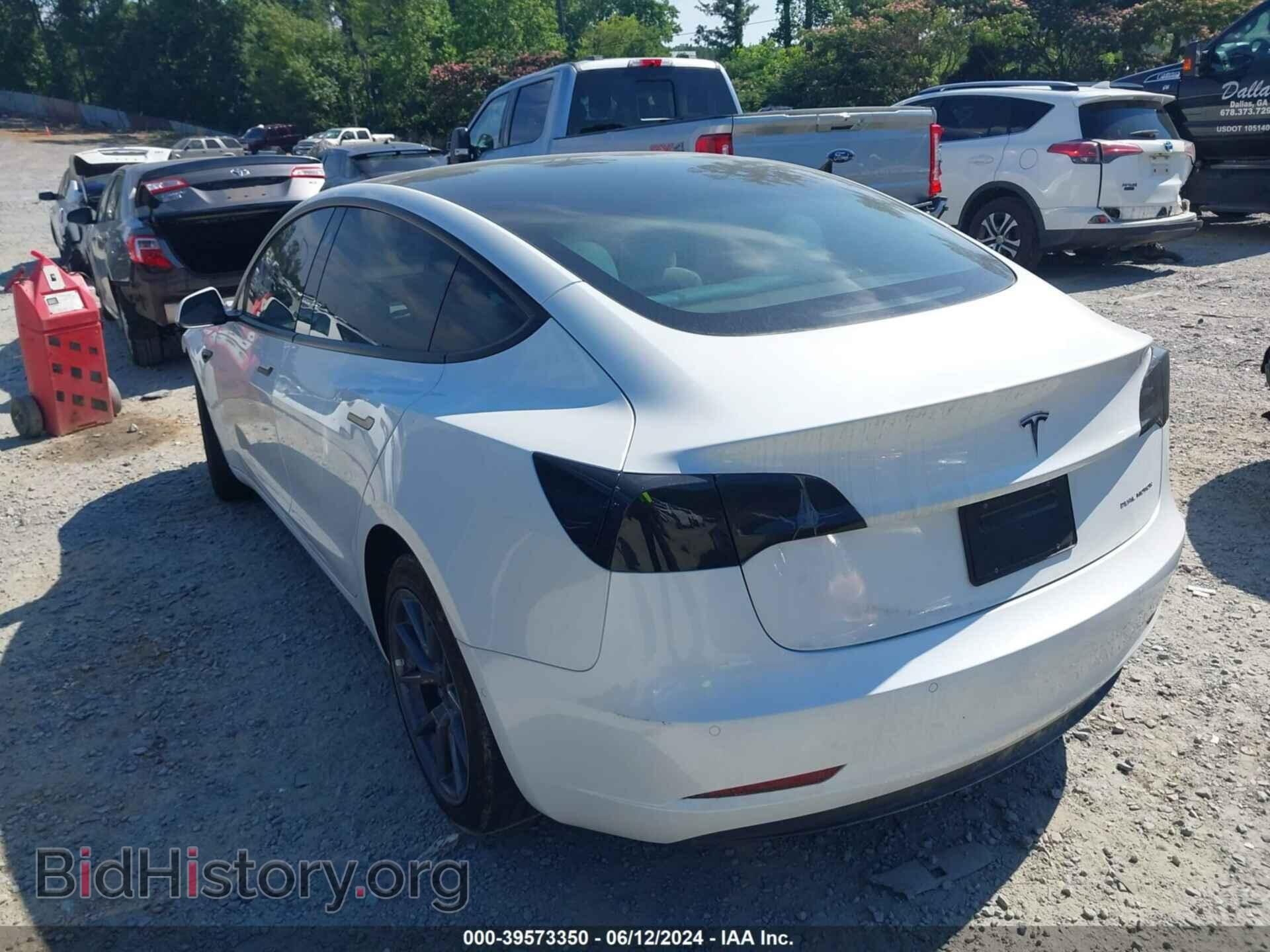 2022 TESLA MODEL 3 - VIN: 5YJ3E1EB2NF332027 - Фото 3