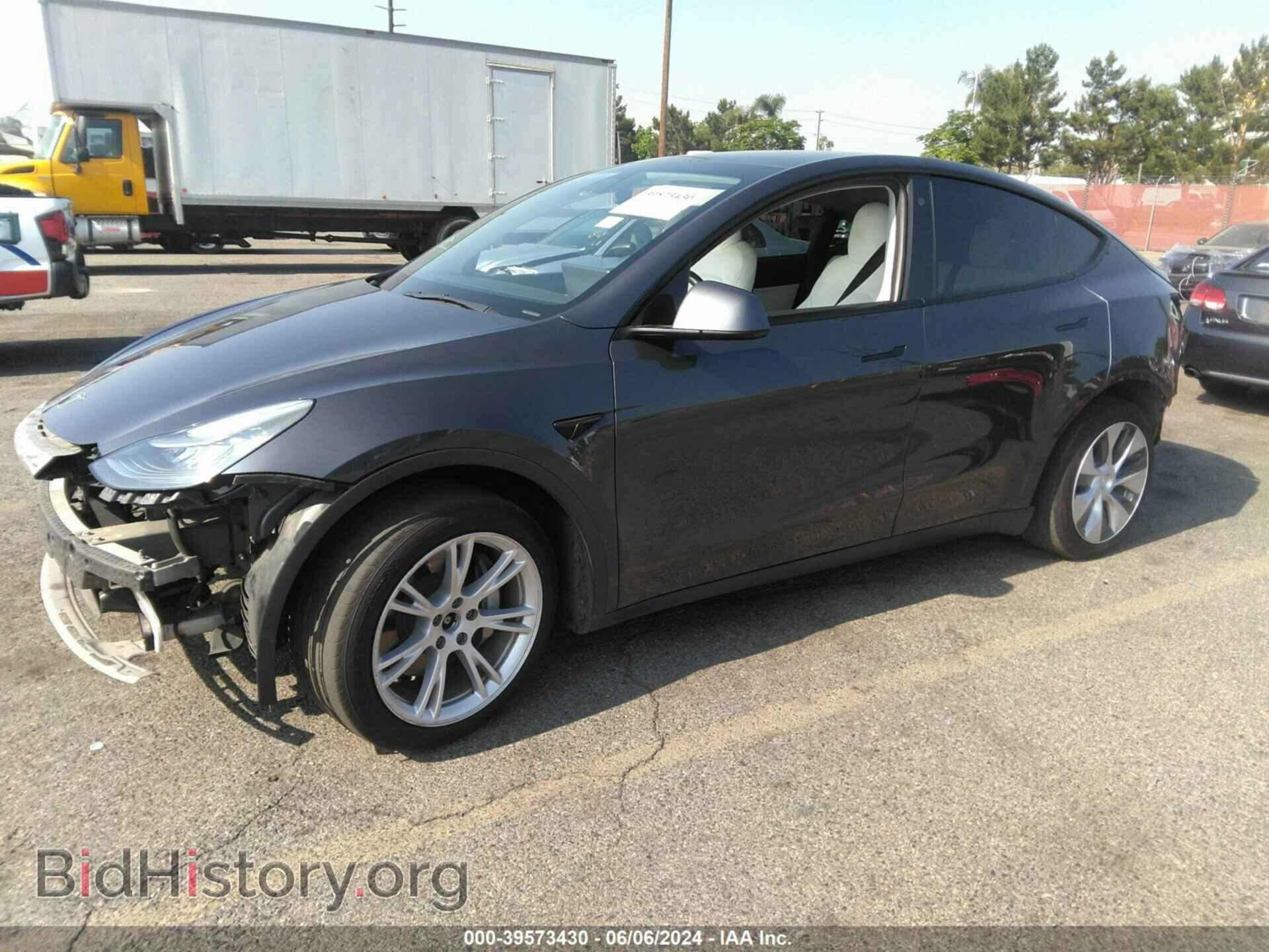 2021 TESLA MODEL Y - VIN: 5YJYGDEE2MF161824 - Фото 2